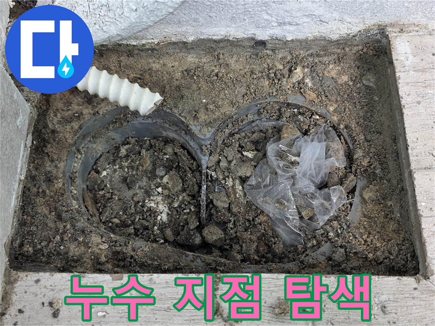 노원구 중계동 청구3차 아파트에서 땅속 배관 누수 지점을 찾고 있습니다 - 첨단 장비와 기술력으로 정확하게!