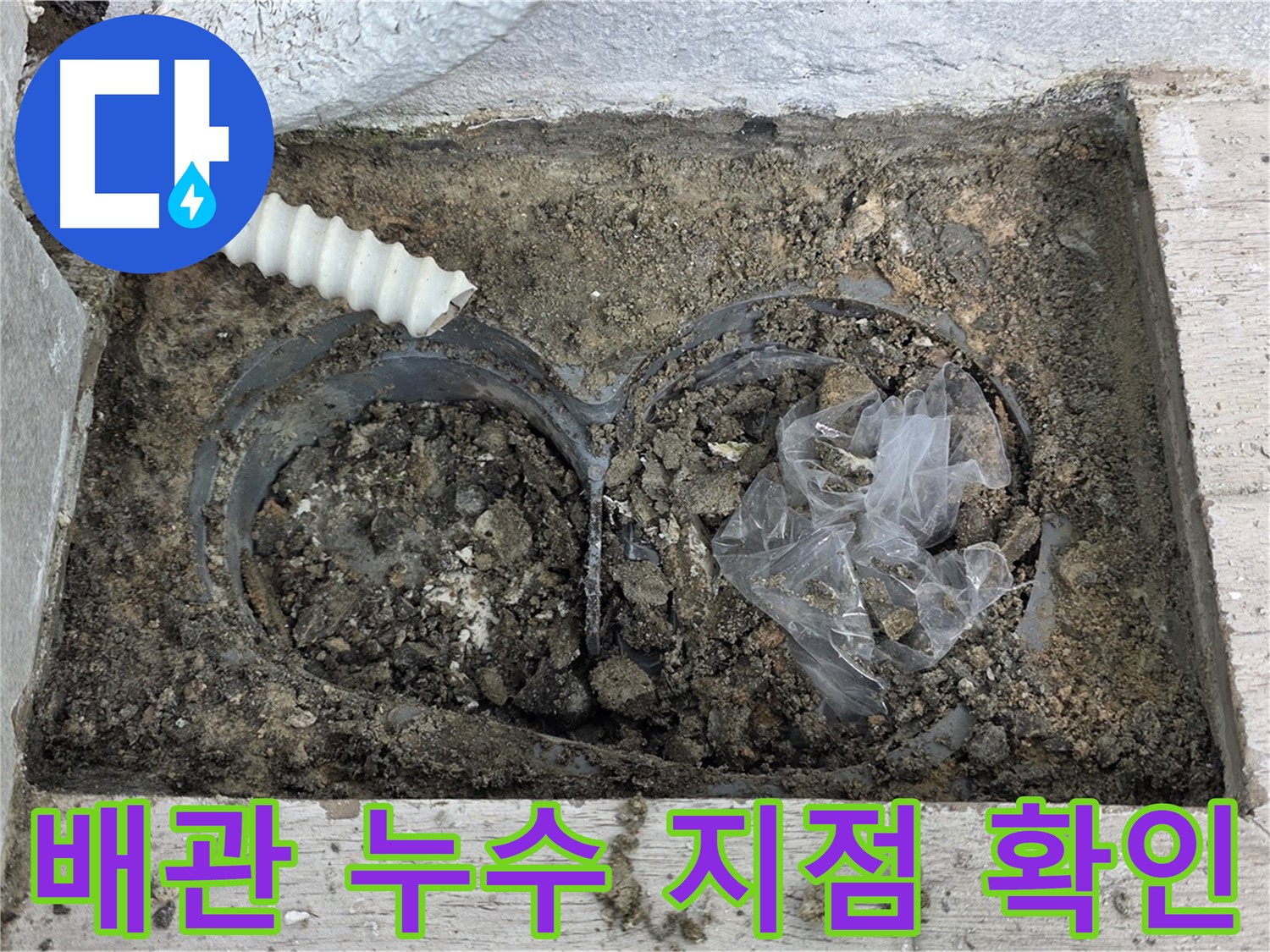 노원구 중계동 청구3차 아파트에서 발생한 배관 누수 지점을 확인하고 있습니다 - 누수탐지 전문 엔지니어가 정확한 위치를 파악하여 신속하게 해결합니다.