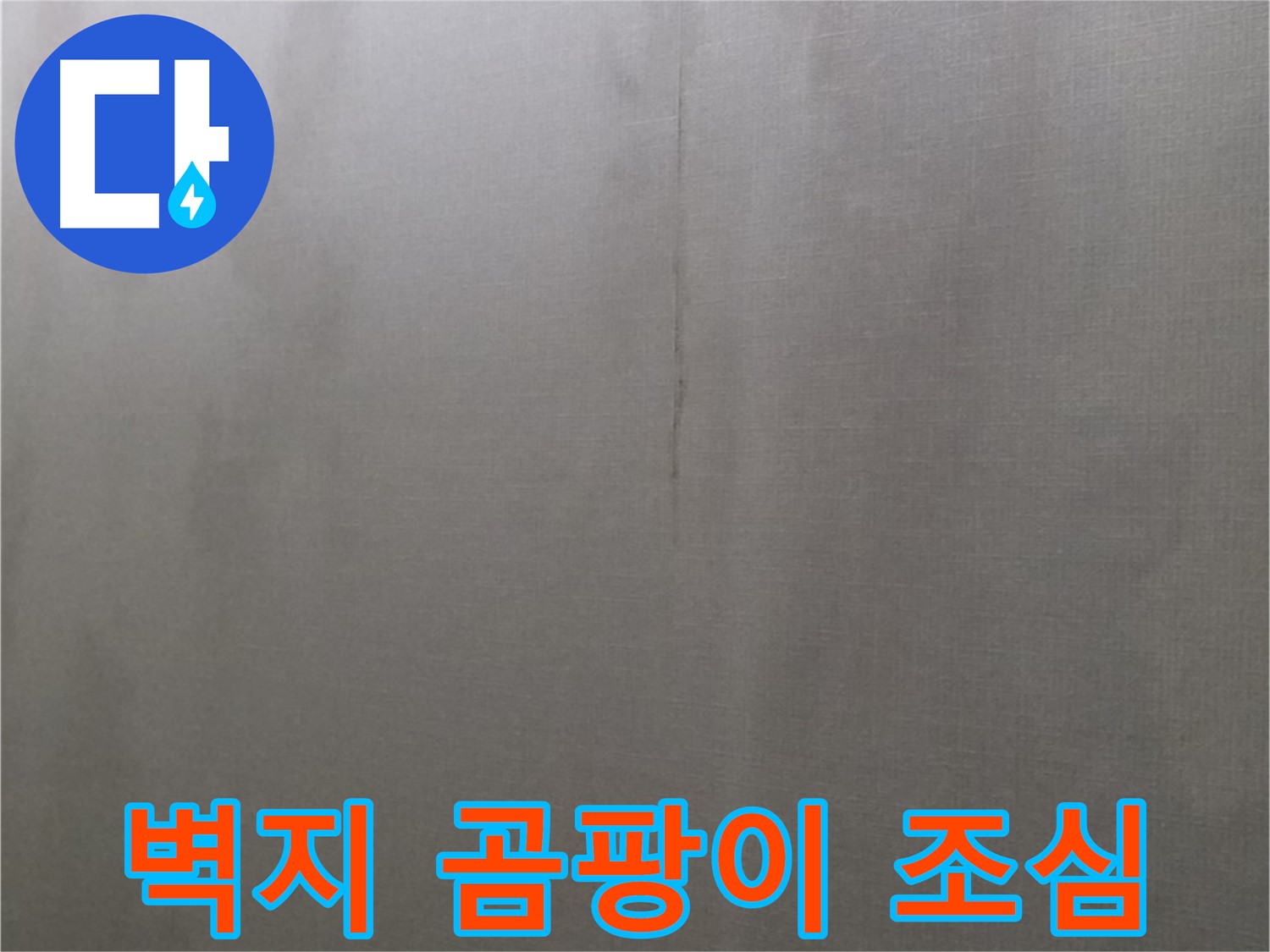 미아동 다솜빌라 천장 누수 - 젖은 벽지와 곰팡이 발생 주의