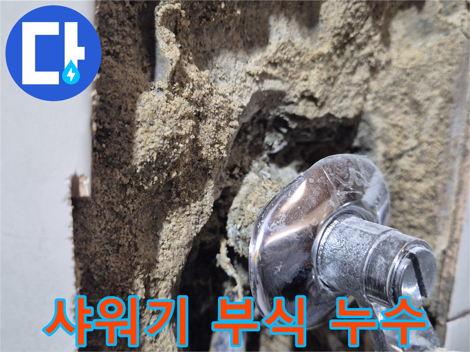 합정동 현대빌라 - 샤워기 연결부 부식으로 인한 긴급 누수 해결
