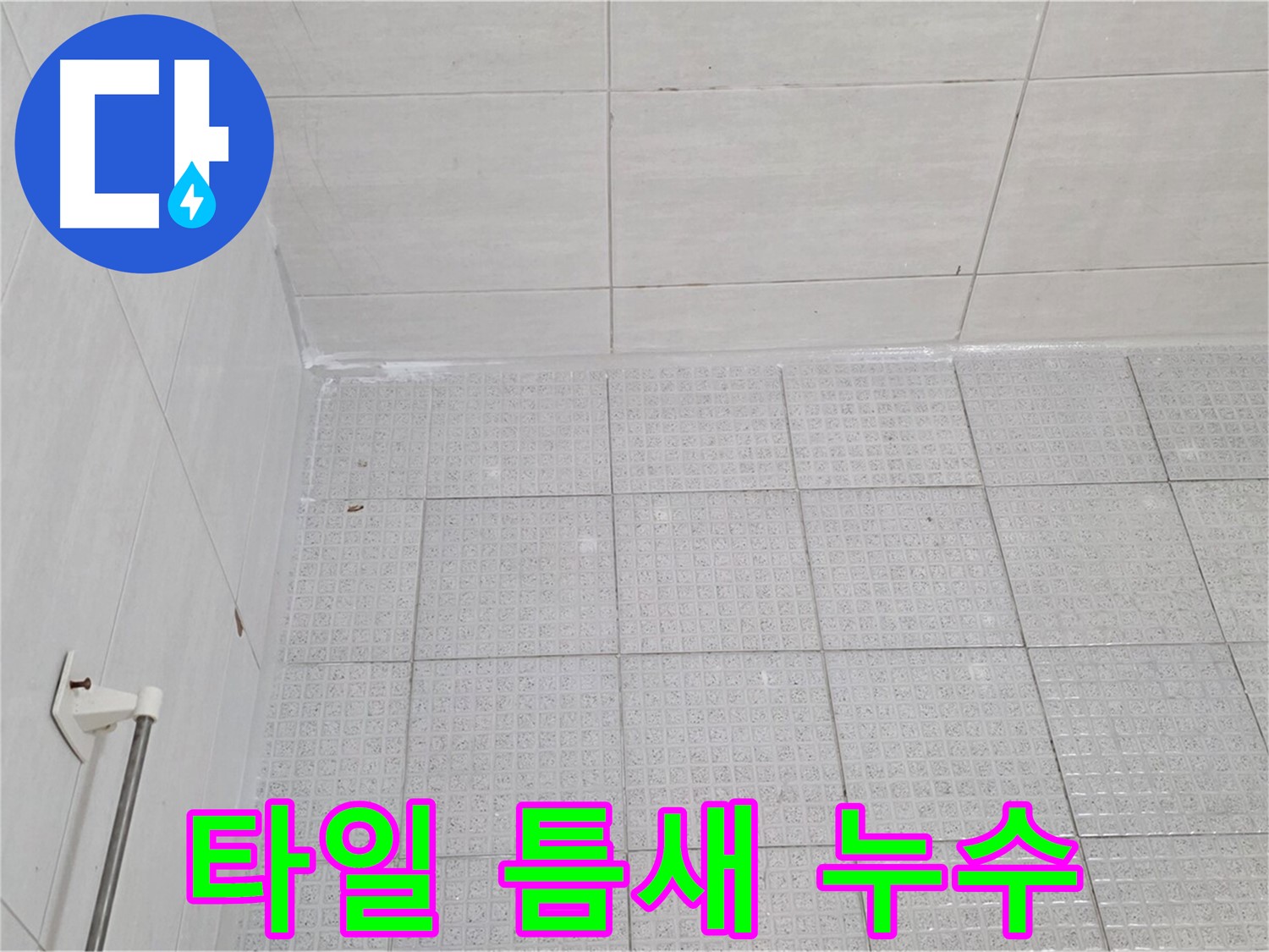 과천 욕실 타일 틈새 누수 - 누수 전문가의 정확한 원인 진단과 완벽한 보수