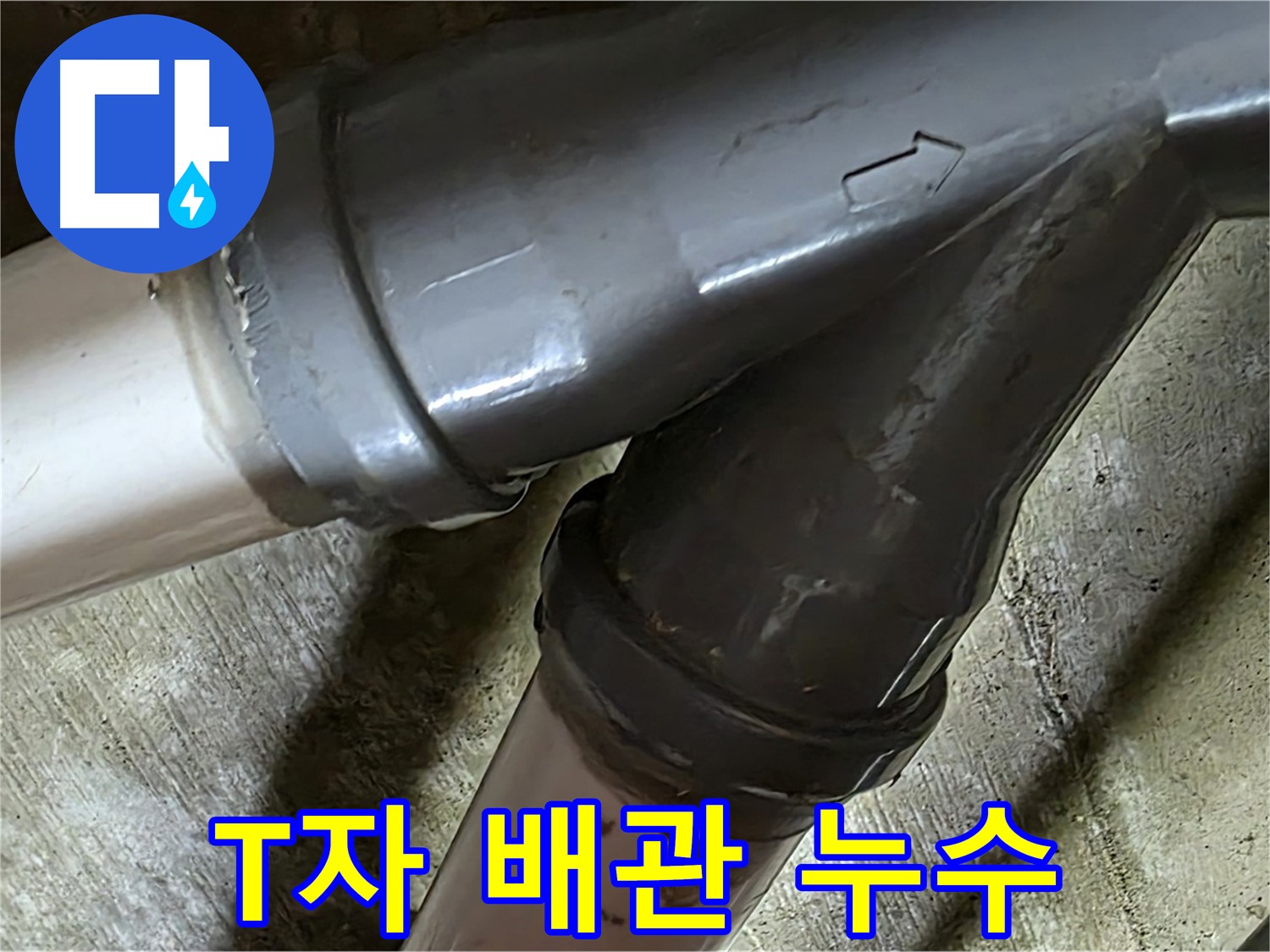 남양주 화도읍 창현리 두산아파트 T자 배관 누수 - 복잡한 배관 누수도 문제없이 해결하는 누수 전문가!