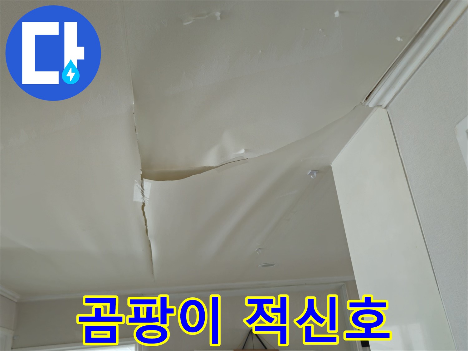 화도읍 창현리 두산아파트 천장 누수 - 곰팡이 냄새, 건강에 적신호!