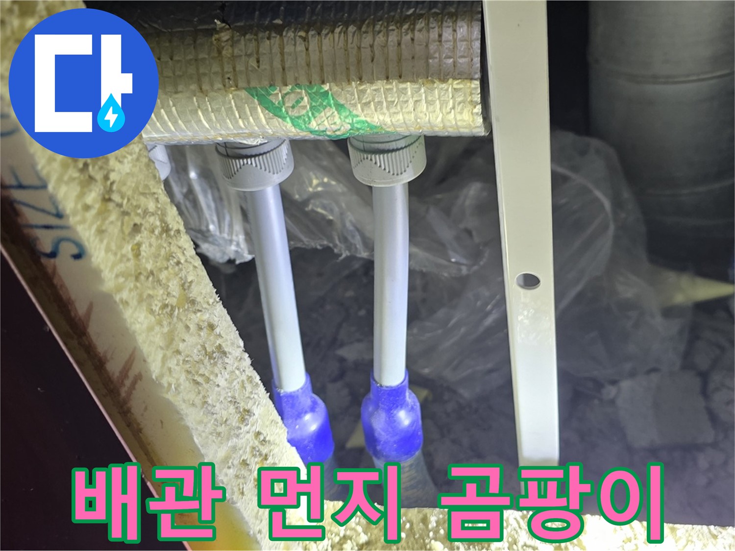 삼숭동 양주자이 누수 - 배관 연결 부위 주변 먼지 뭉침 및 곰팡이 초기 발생 여부 집중 검사