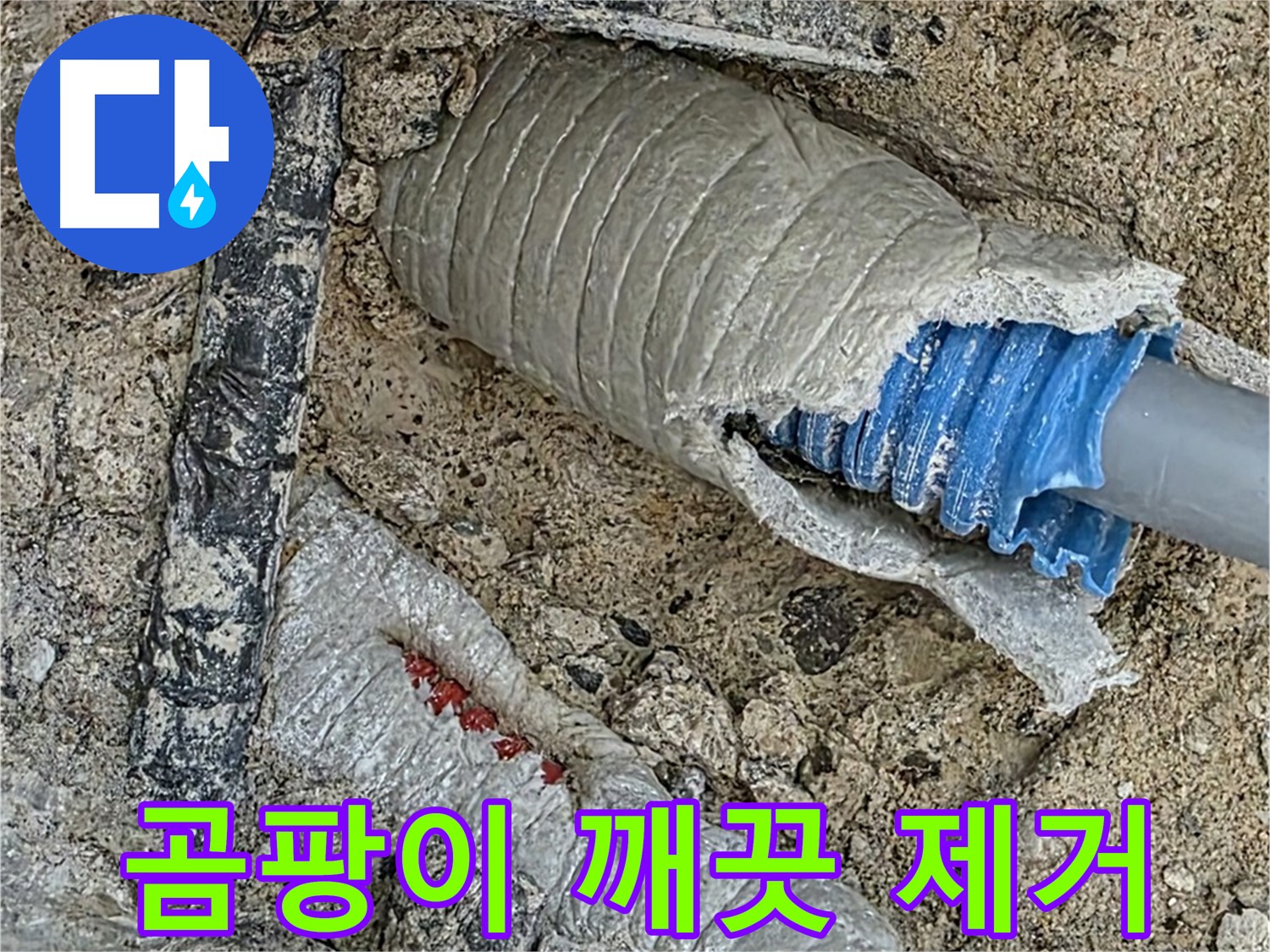 양주 삼숭동 자이아파트 누수 - 누수 부위 주변 곰팡이까지 깨끗하게 제거해 드립니다!