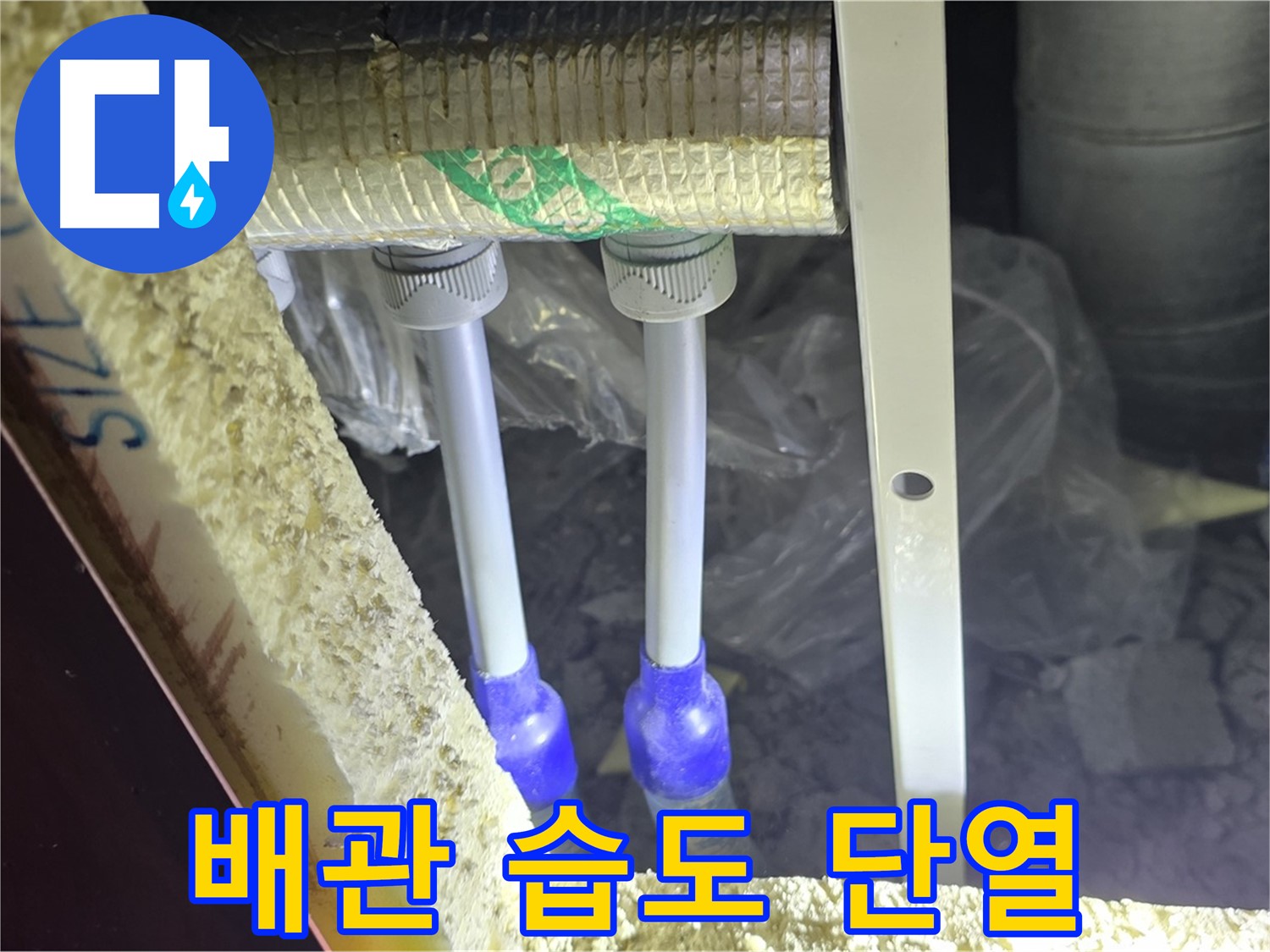 양주시 삼숭동 누수 - 배관 연결 부속 주변 습도 변화 및 단열 미흡 여부 초기 진단 실시