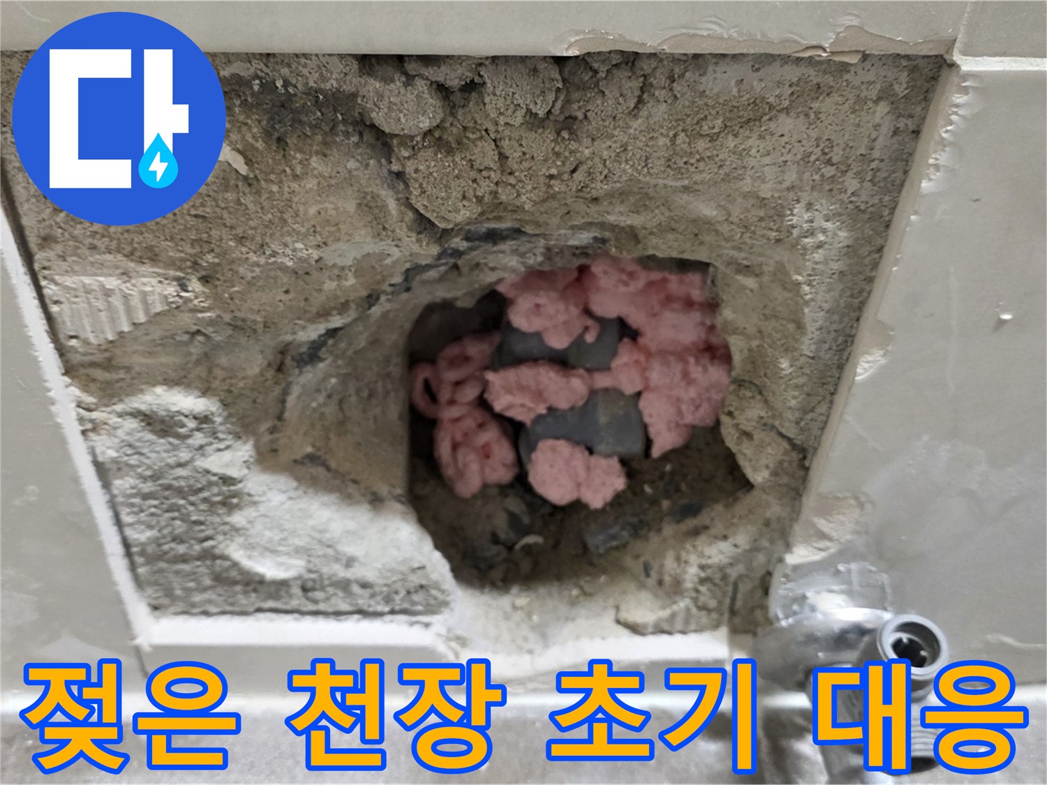 월곡동 래미안아파트 욕실 천장 젖음 - 누수 초기 대응의 중요성