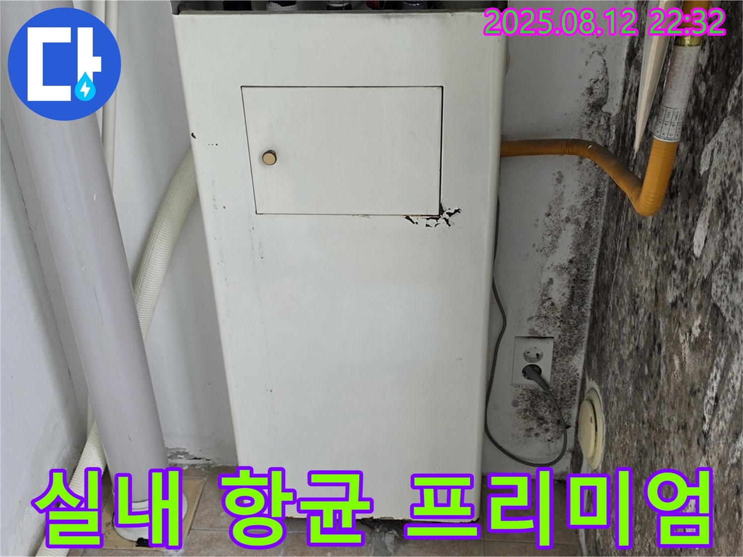 곰팡이 벽 - 누수탐지 후 곰팡이 제거 및 프리미엄 실내 항균 시공으로 완벽 마무리!