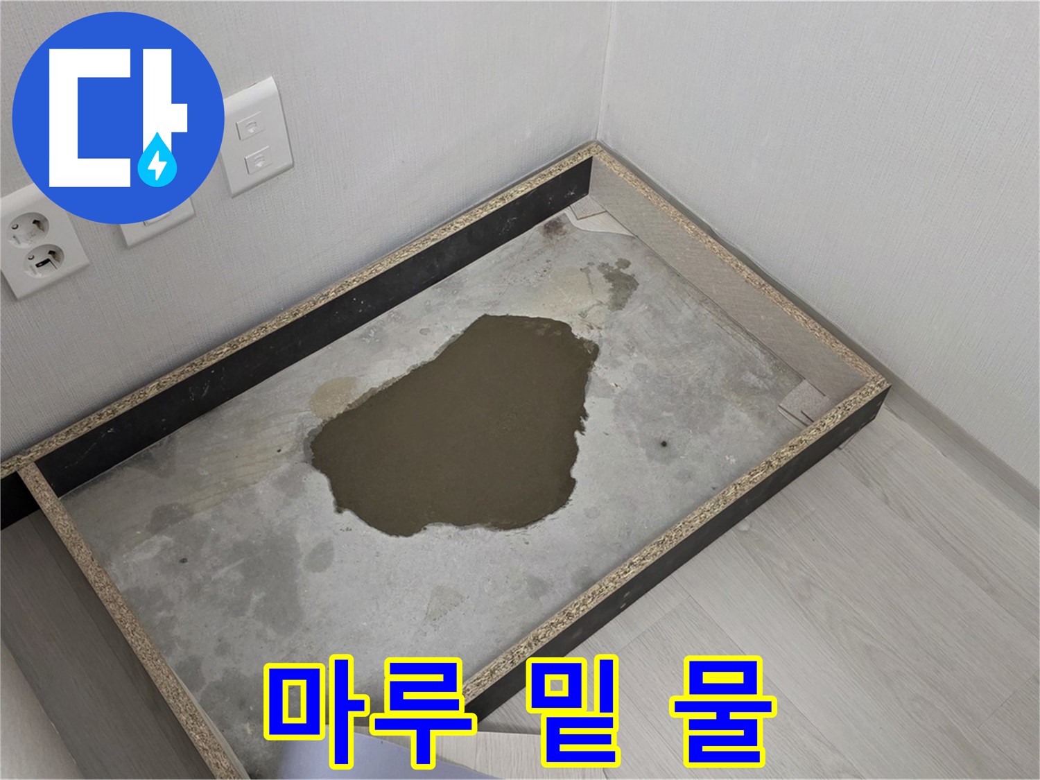 길음동 숭인로 누수 - 마루 밑 물 고임, 누수 해결 과정 시작