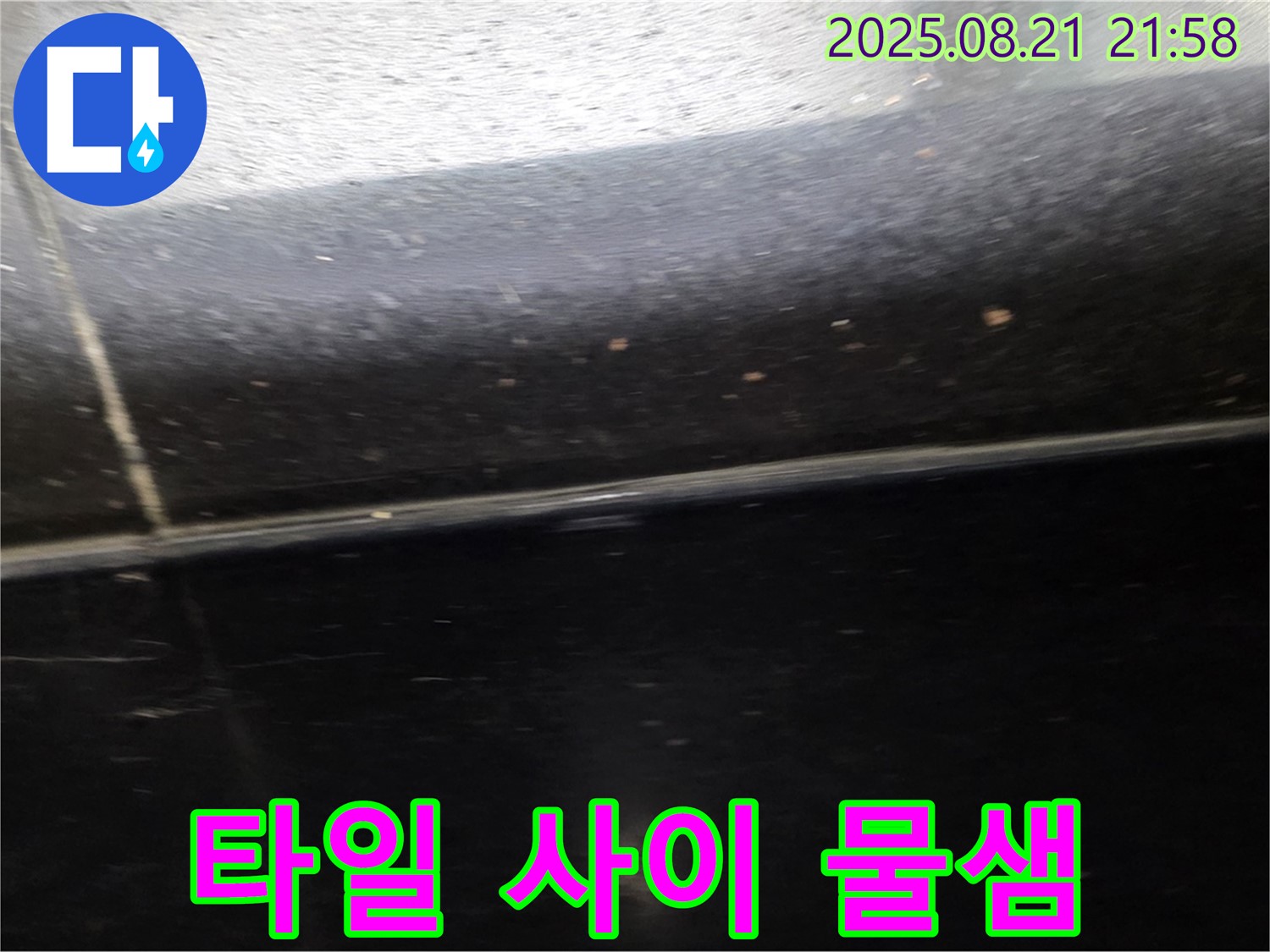 고양시 일산에서 발생한 타일 사이 물샘 - 누수탐지 전문 업체에서 확실하게 해결해 드립니다.