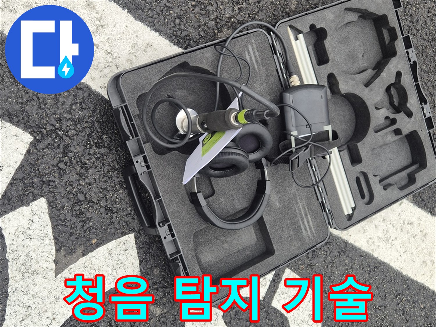 청음식 누수 탐지 기술 - 서면 지역 누수 문제 해결