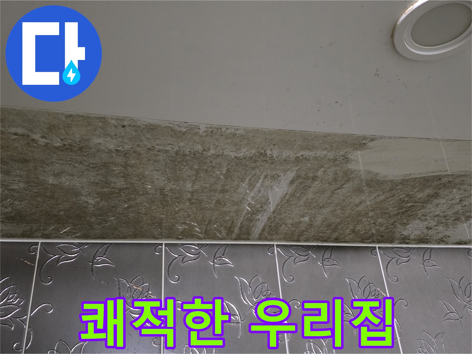곰팡이 핀 화장실 천장 - 곰팡이 OUT, 쾌적한 우리집 완성