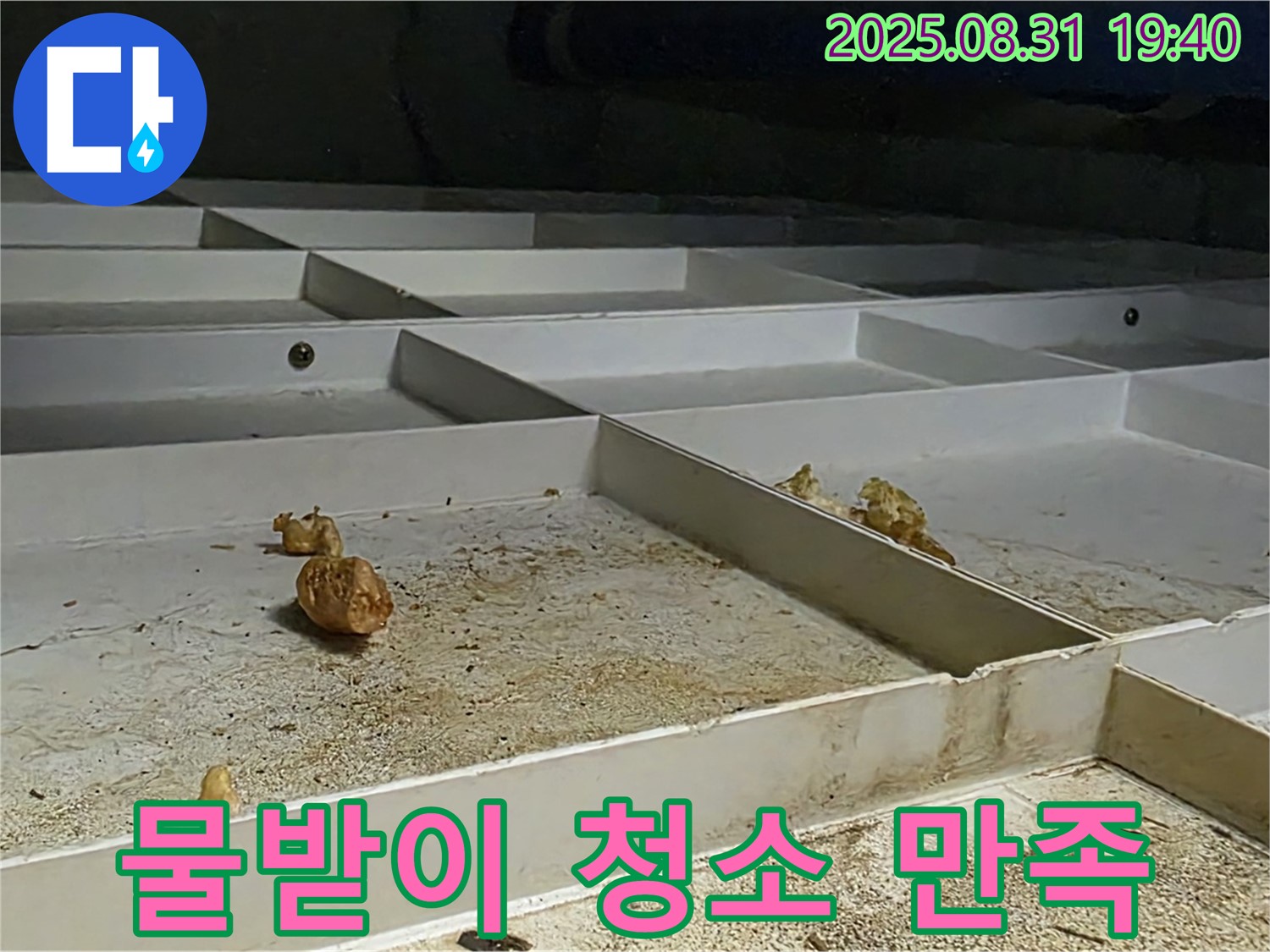 분당 산운동 누수 - 천장 SMC 물받이 청소, 고객 만족을 최우선으로 생각합니다.