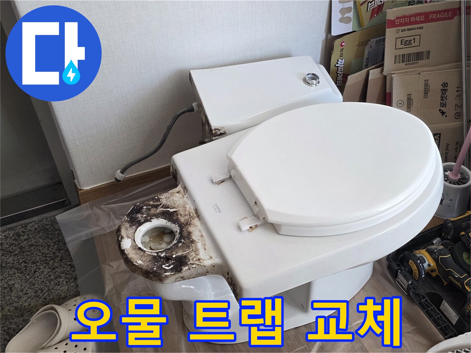 중랑구 묵동 변기 오물 트랩 교체 - 냄새와 벌레를 완벽하게 차단하세요!
