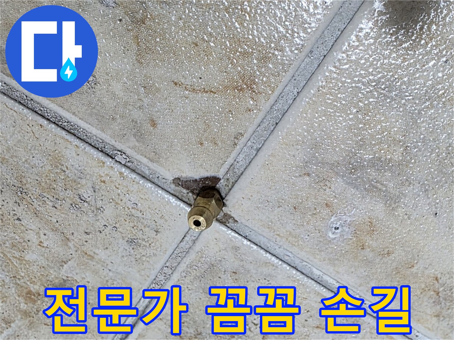 타일 틈새 누수 - 전문가의 꼼꼼한 손길