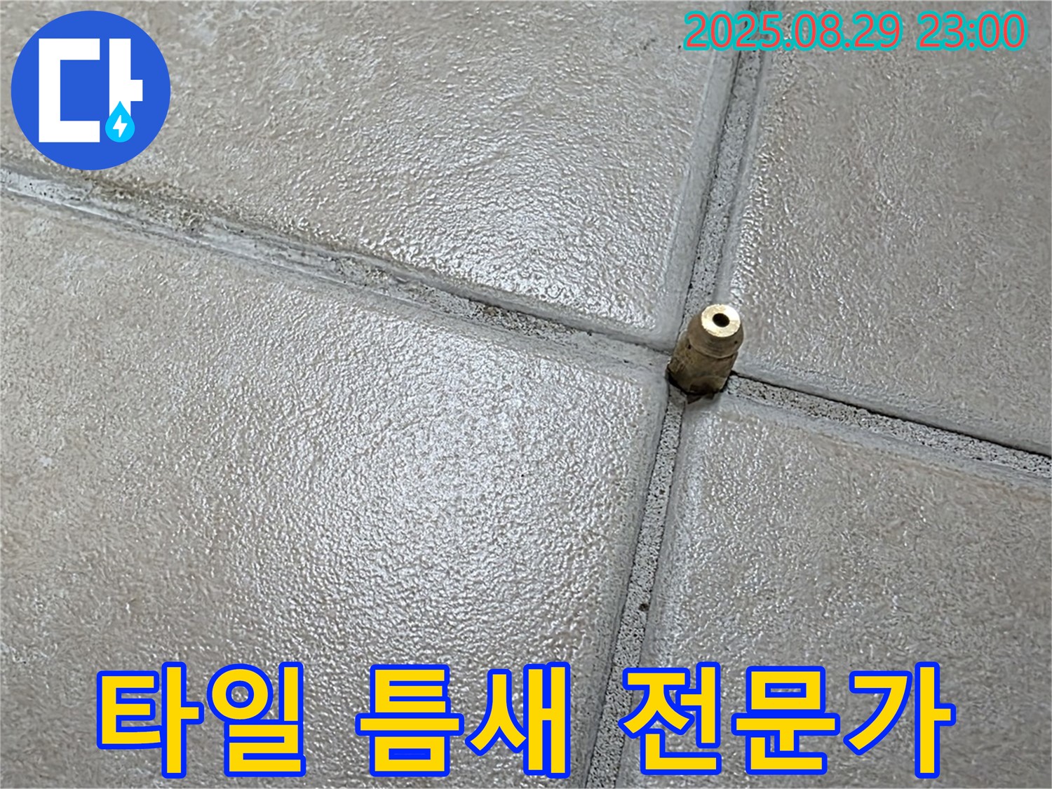 양주 백석 서광아파트 누수탐지 - 타일 틈새 누수 전문가가 고객님 댁을 방문하여 누수 문제를 해결해 드립니다.
