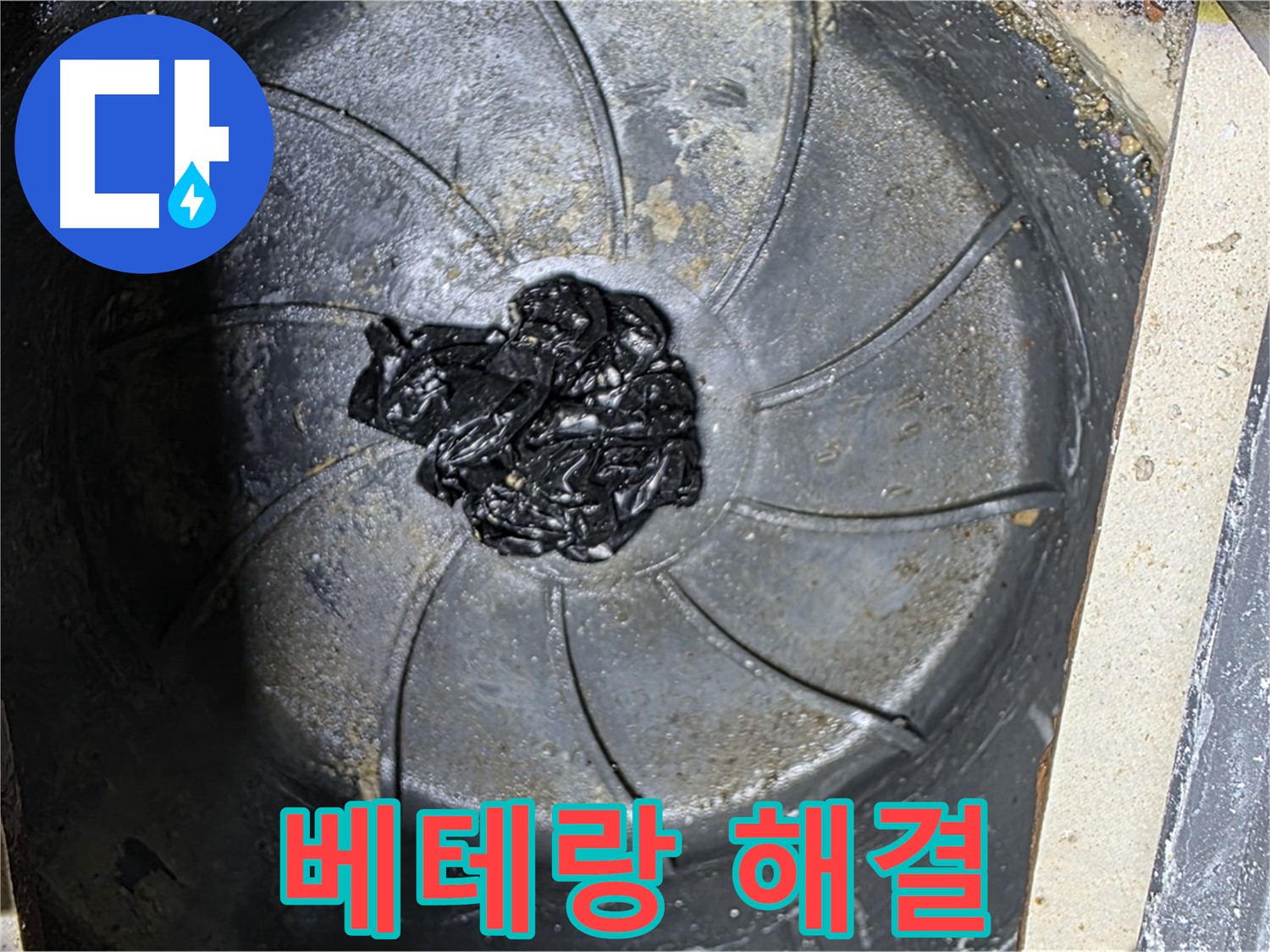 베테랑 기술 - 하수구 누수도 문제없다!