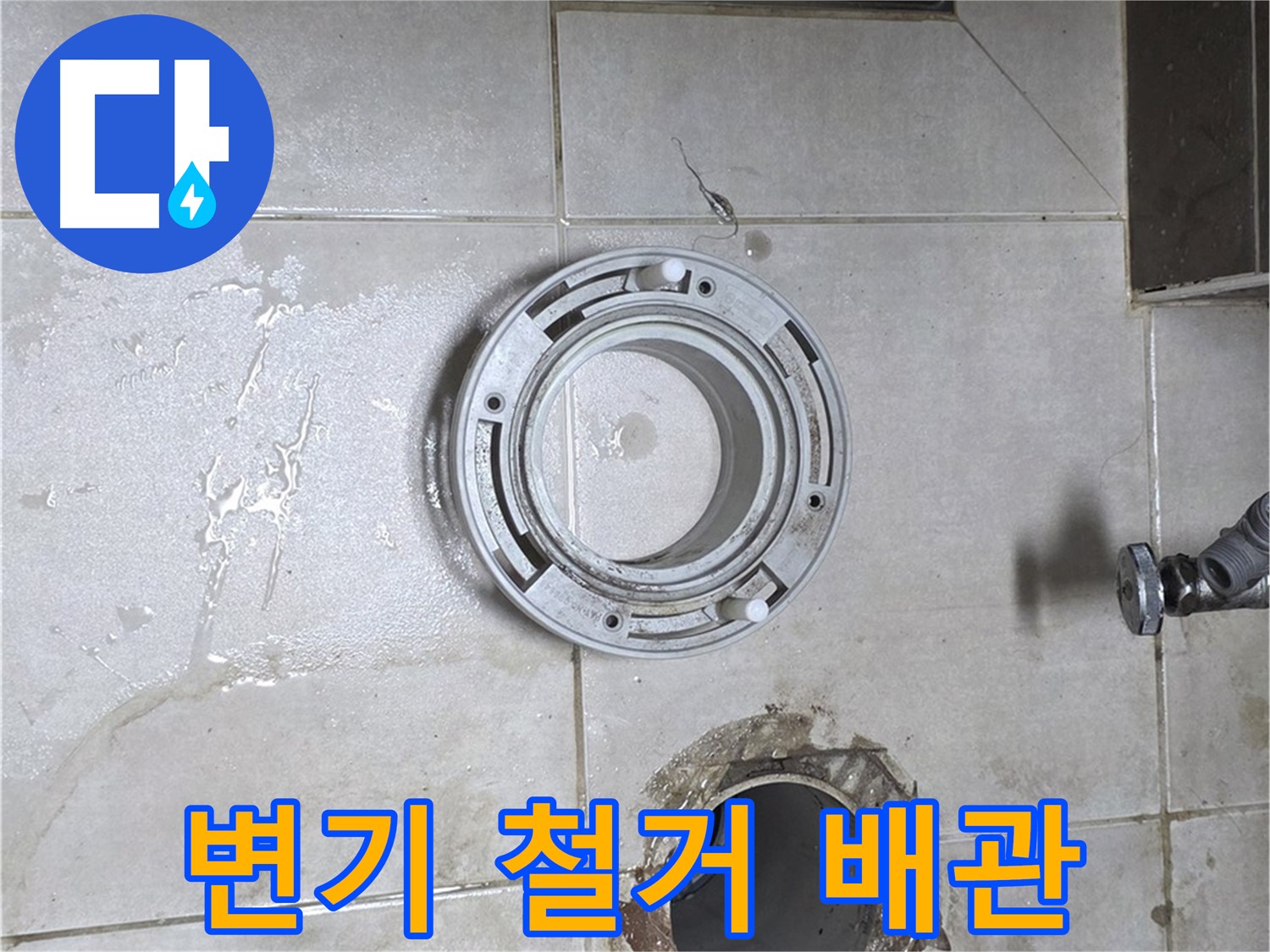 양주 옥정 율정마을 아파트 변기 누수 - 변기 철거 후 드러난 배관 상태 점검