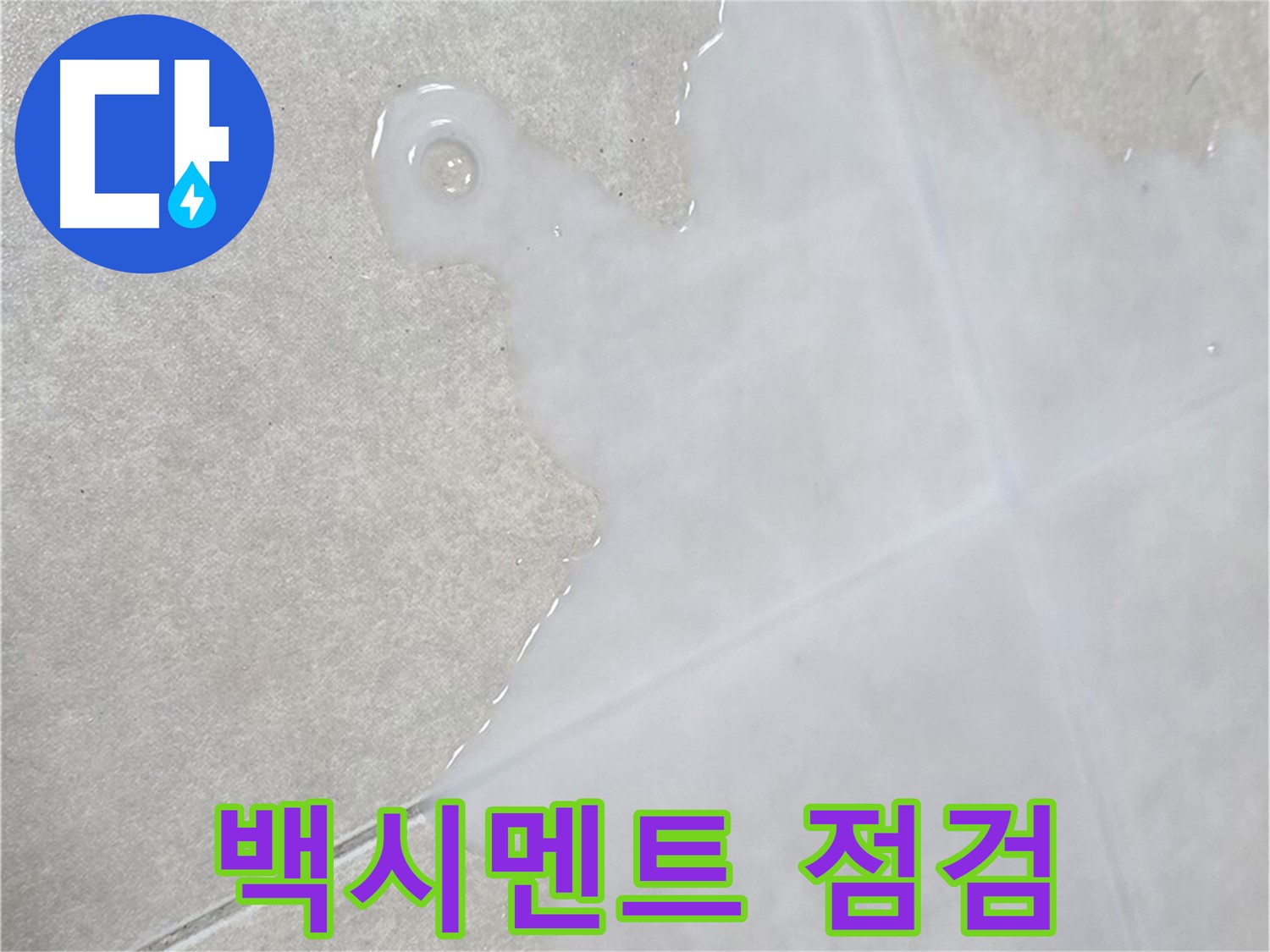 양주 옥정동 율정마을 아파트 타일 틈새 백시멘트 점검 - 정확한 진단 및 맞춤 솔루션 제공