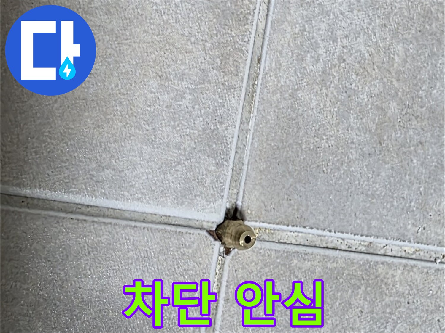 옥정 율정마을 아파트 타일 틈새 누수 - 완벽 차단으로 누수 걱정 없이 안심하세요!