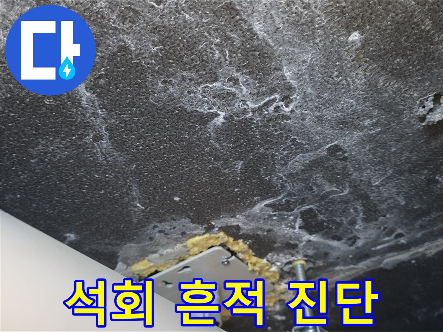 운정어반프라임 누수 - 천장 석회 흔적을 통한 누수 진단