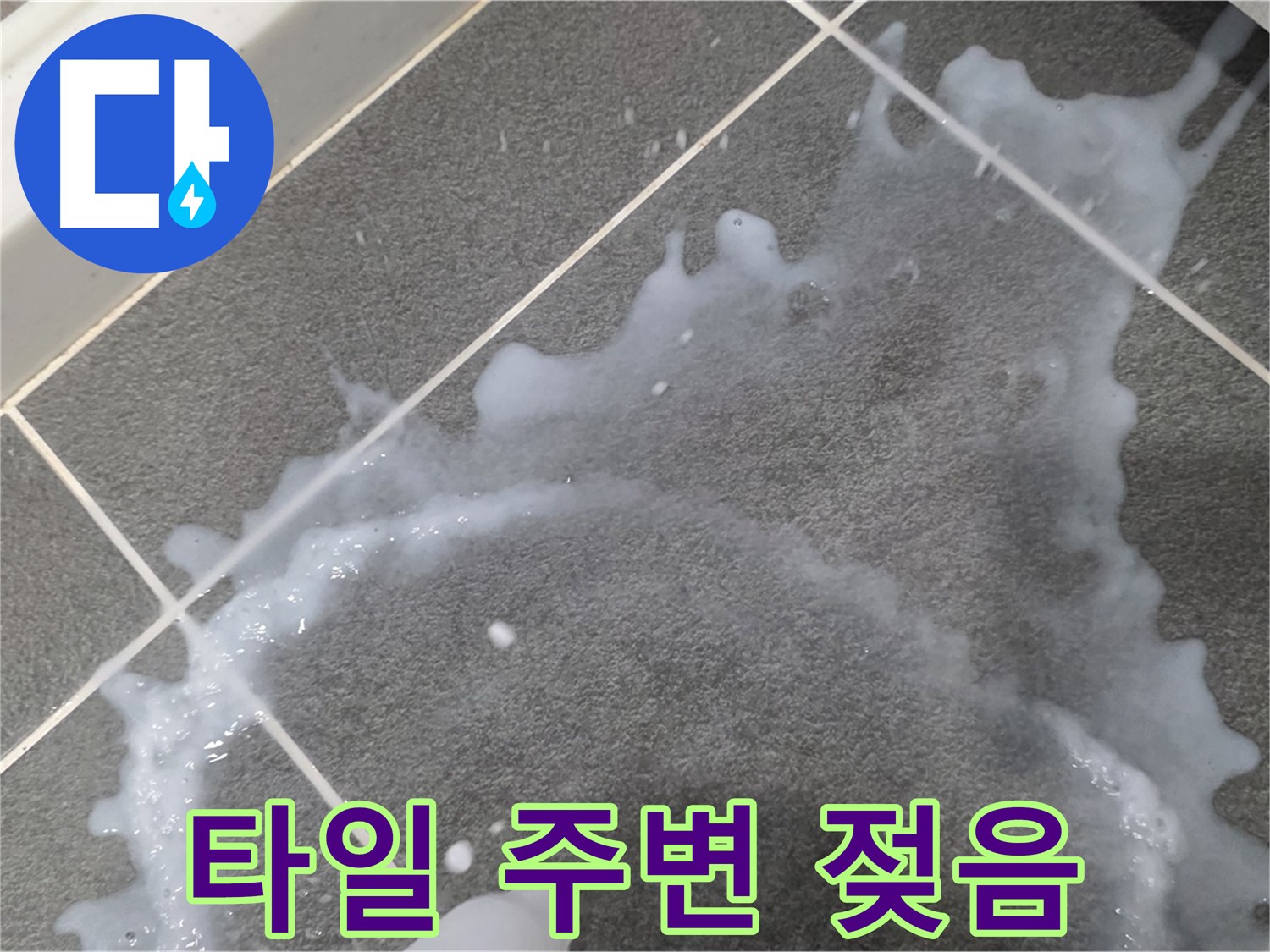 파주시 동패동 운정어반프라임 아파트 타일 주변 젖음 - 초기 누수 진단 전문가가 정확한 원인을 찾아 신속하게 해결합니다.