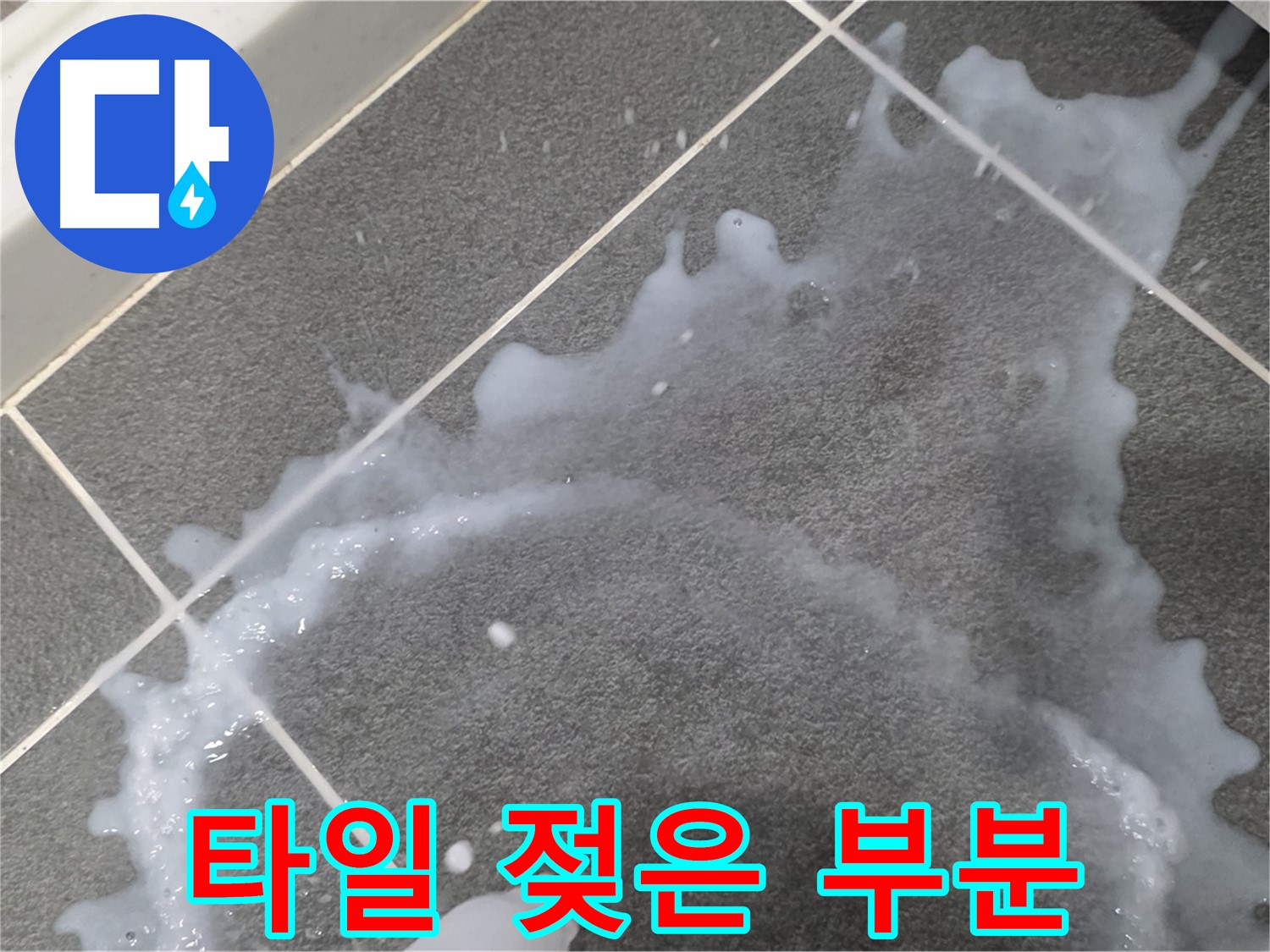 파주시 동패동 운정어반프라임 타일 젖은 부분 - 누수탐지 전문 업체가 정확한 진단과 완벽한 시공으로 누수 문제를 해결합니다.