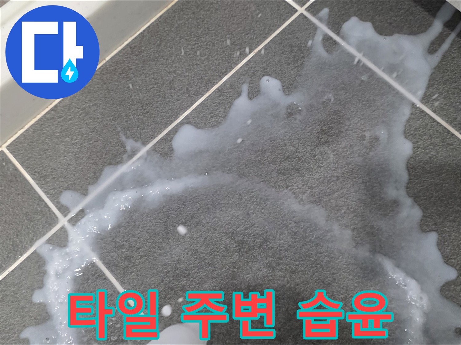 파주시 동패동 운정어반프라임 타일 주변 습윤 - 초기 누수 해결, 책임감 있는 시공으로 마무리합니다.