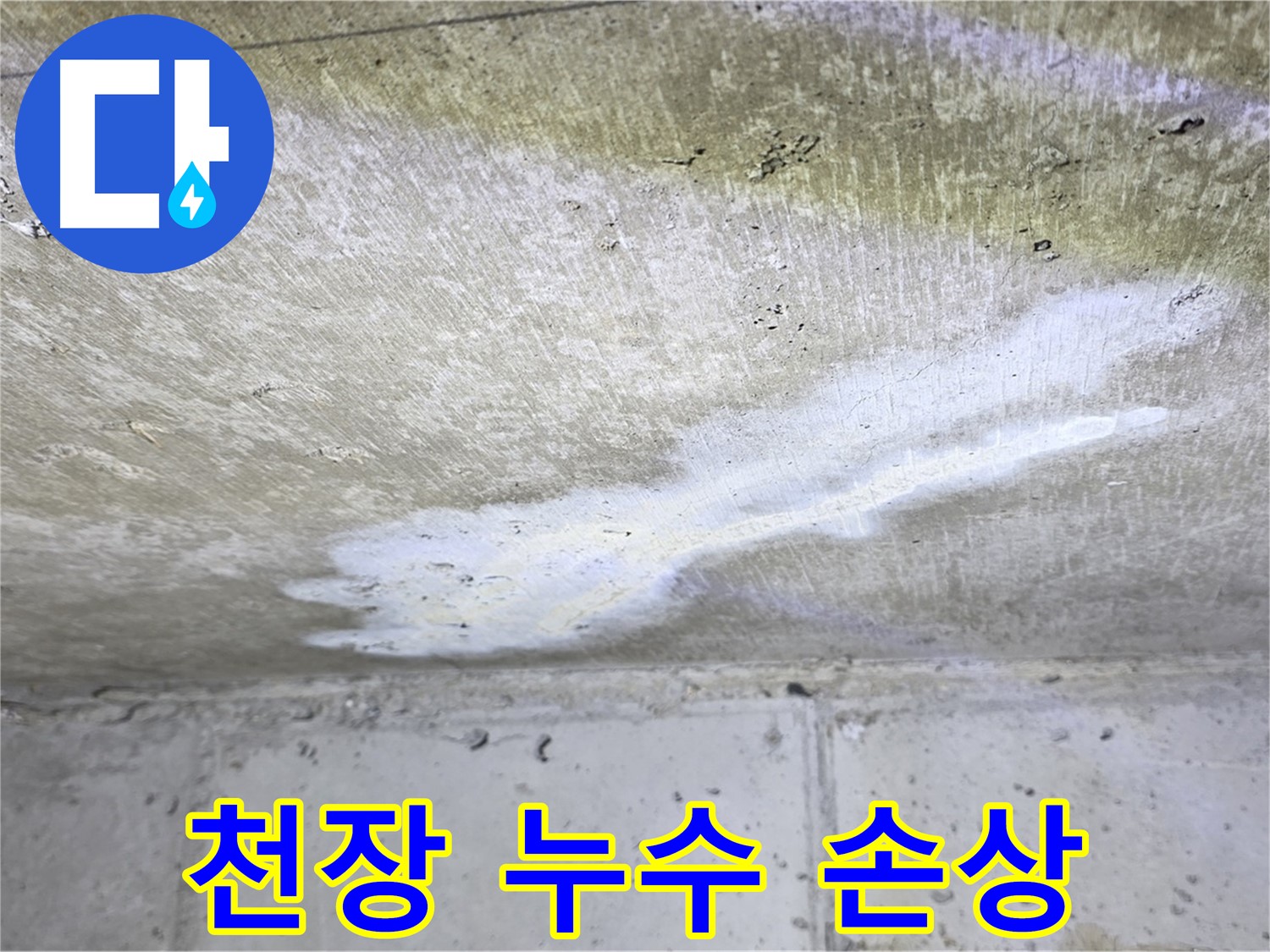 중계로8길 39 현대5차 - 누수로 인한 천장 손상 - 보수 필요