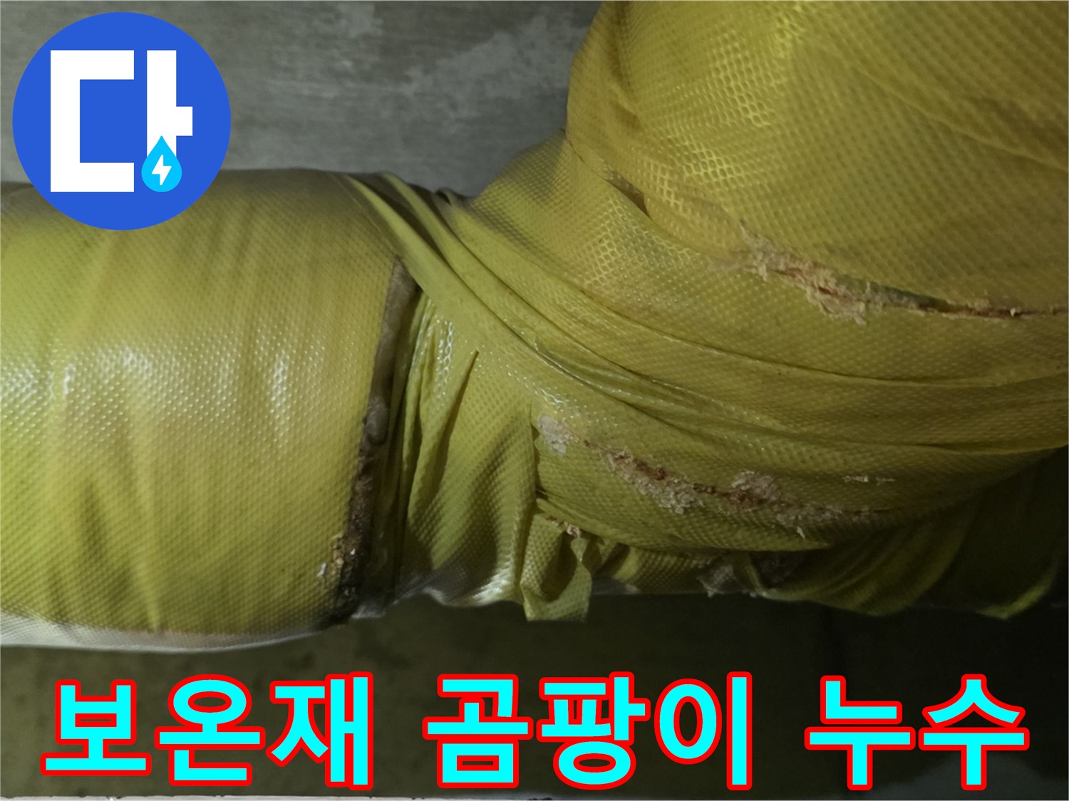 배관 보온재 곰팡이 - 누수와 함께 건강까지 위협하는 심각한 문제