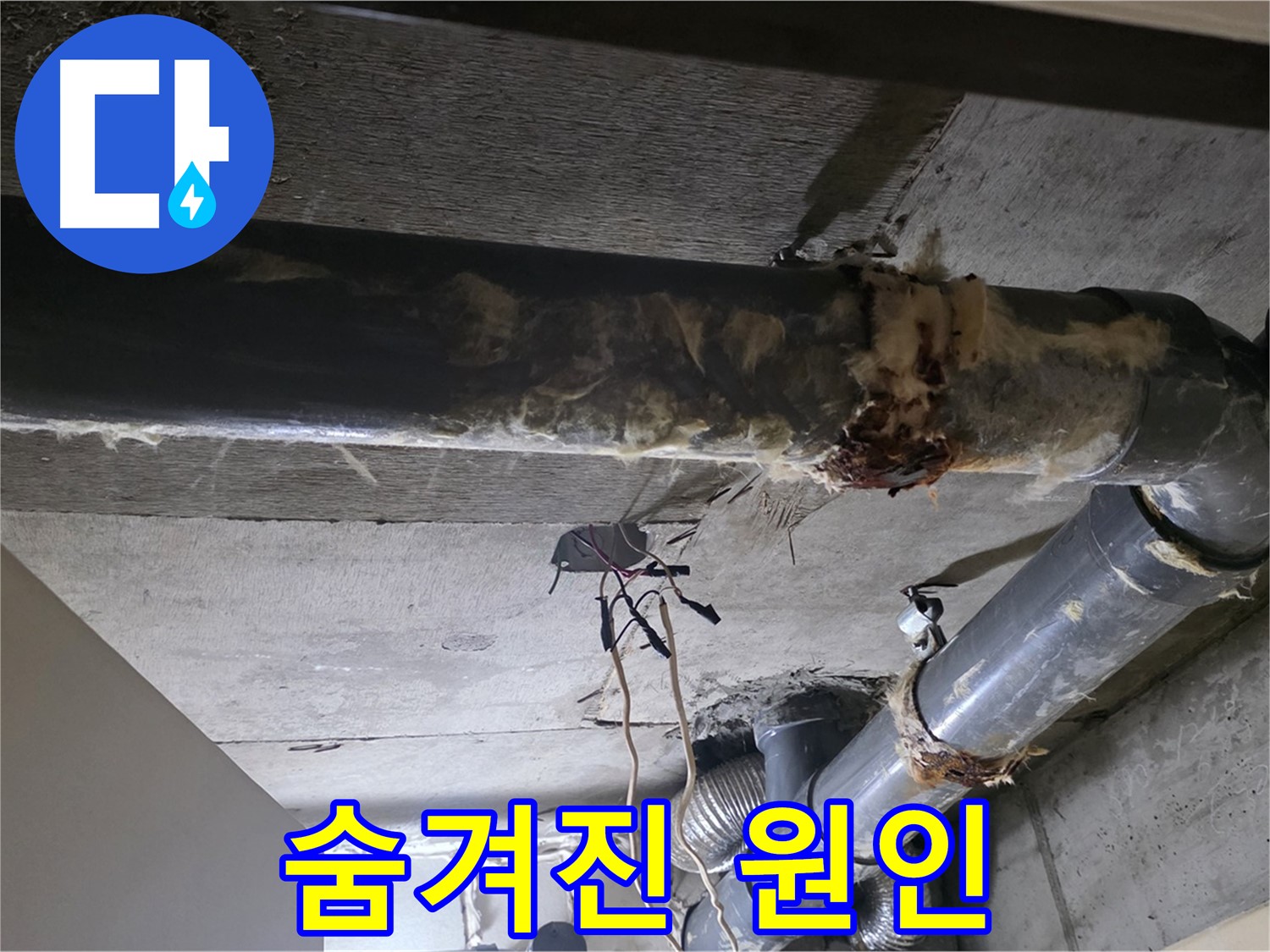 새절역 현대아파트 - 훼손된 보온재, 배관 누수의 숨겨진 원인을 찾아보세요
