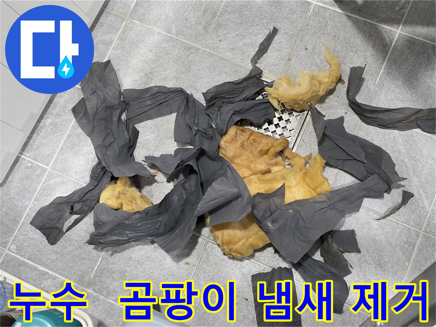 곰팡이 방음재 제거 - 냄새까지 싹!