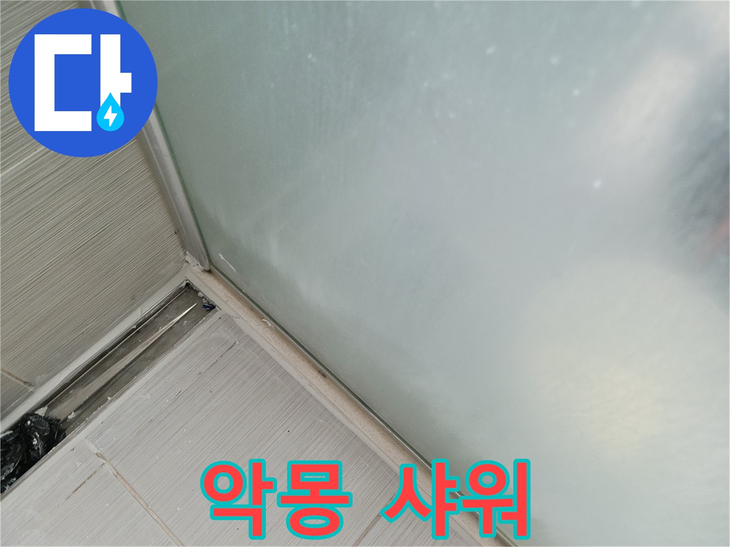 샤워부스 누수 - 악몽 - 곰팡이