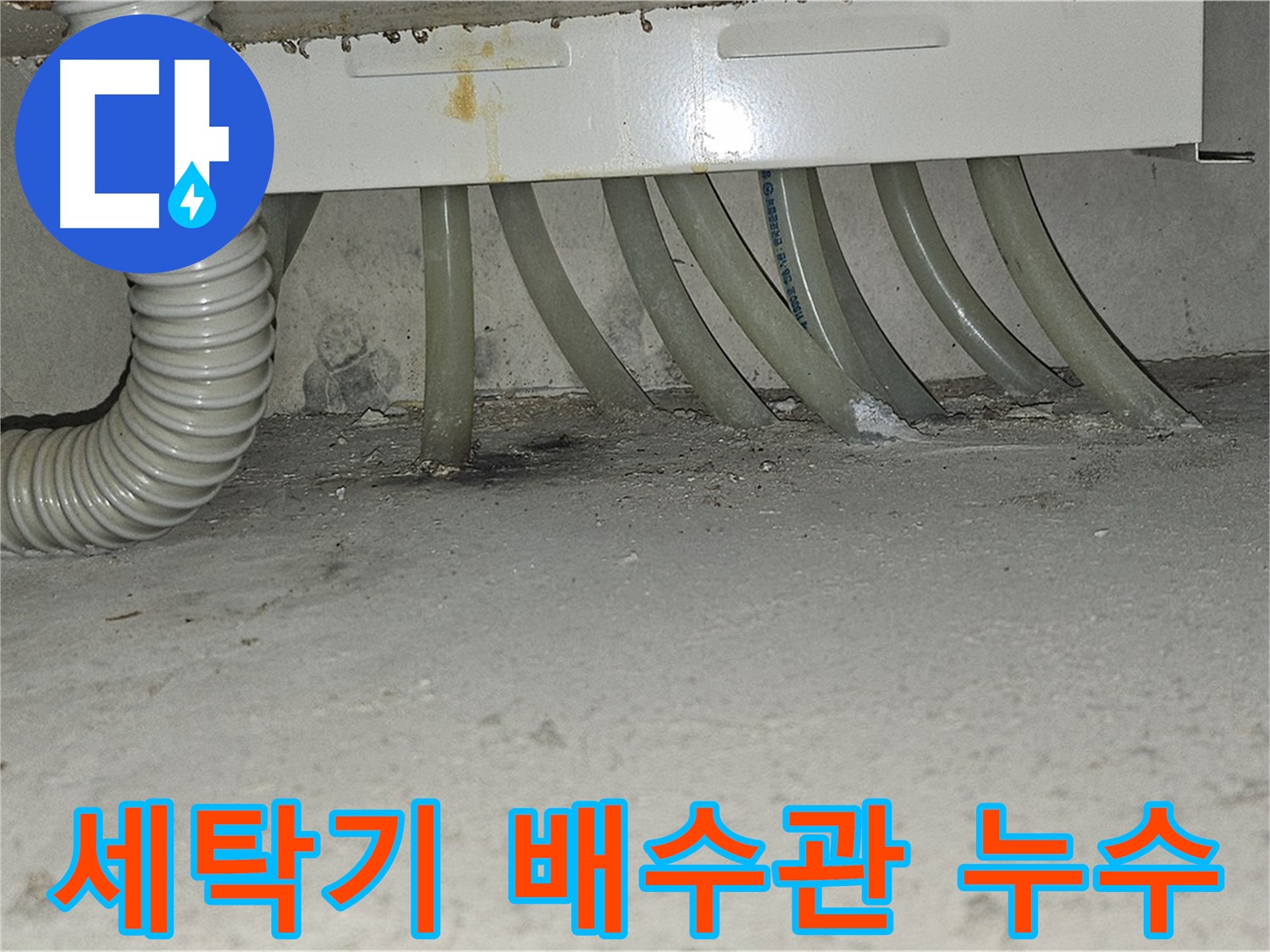 도봉구 현대시티 세탁기 배수관 누수 해결 - 누수 전문가의 꼼꼼한 작업으로 완벽하게 해결했습니다.