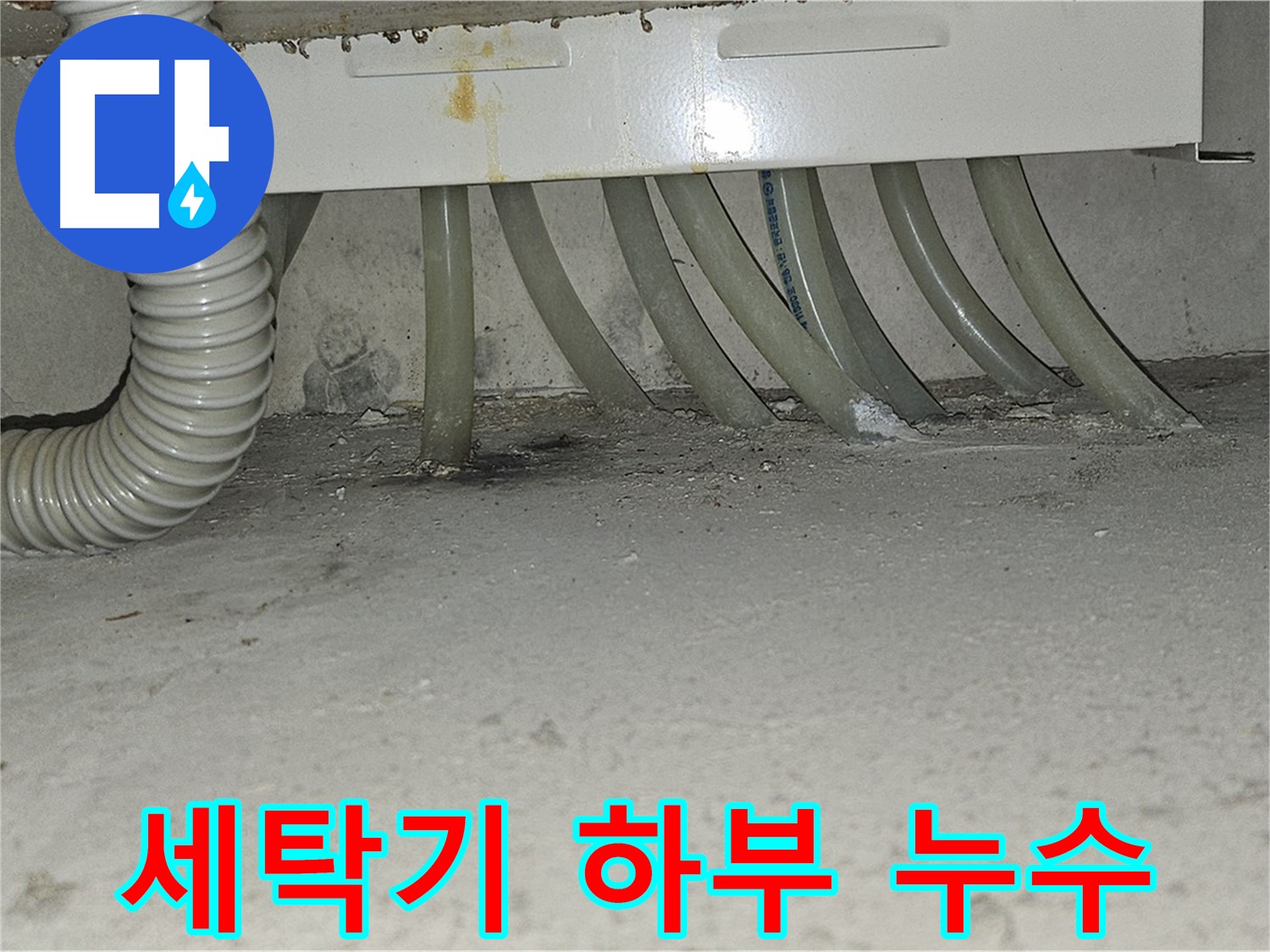도봉구 현대시티 세탁기 하부 누수 해결 - 누수 전문가의 숙련된 기술로 완벽하게 해결했습니다.