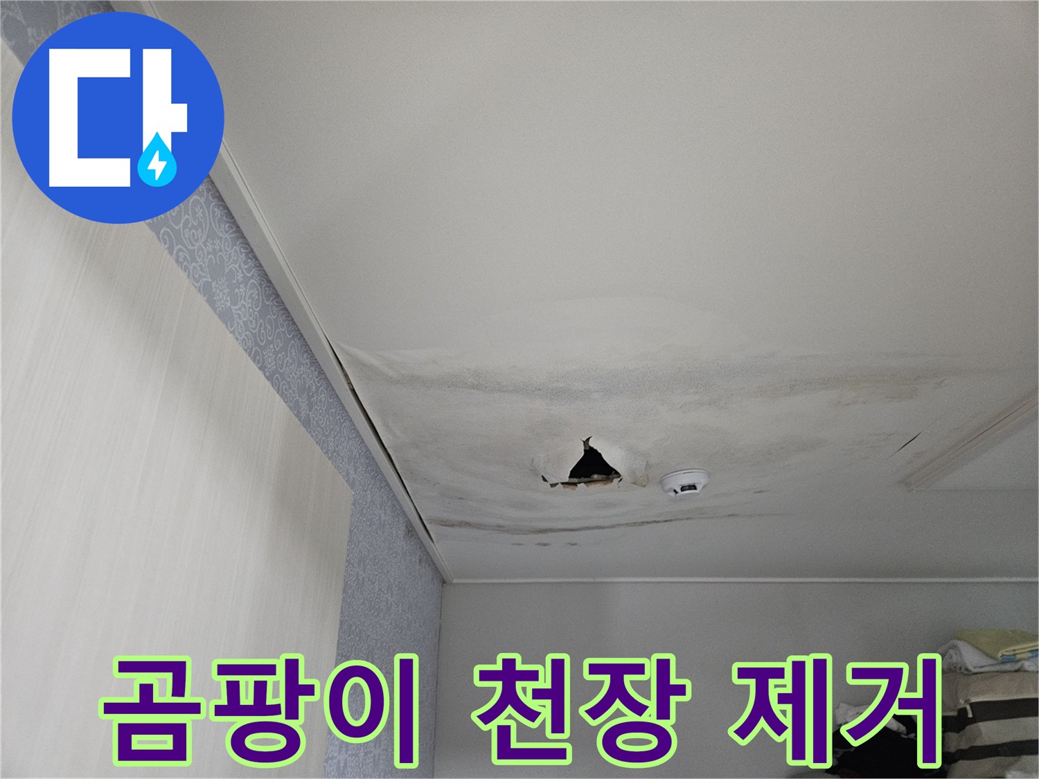 천호동 누수 - 곰팡이 천장, 건강 위협, 완벽 제거