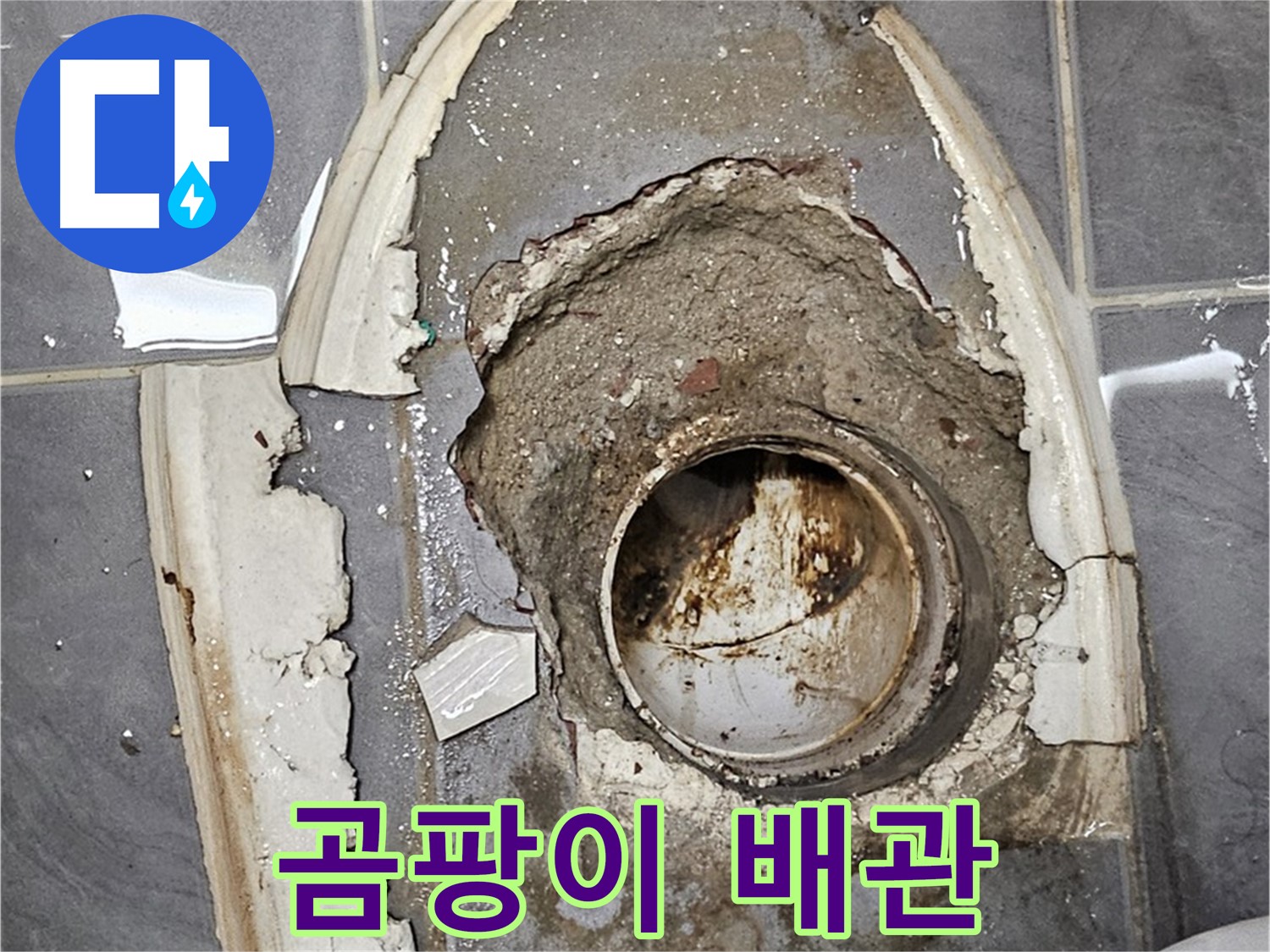 양천구 신월동 변기 누수 - 곰팡이 배관