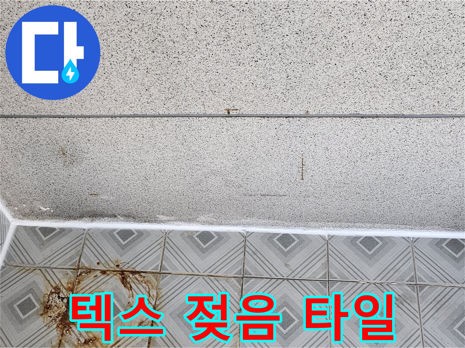 양천구 - 텍스 젖음 - 타일 물때 - 분위기 저하