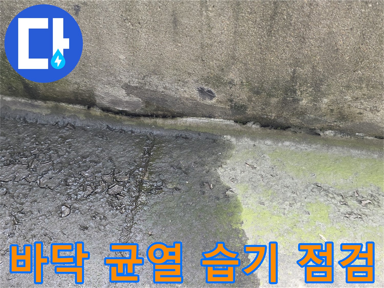 수택동 건물 바닥 균열 습기 - 배관 누수 가능성 긴급 확인