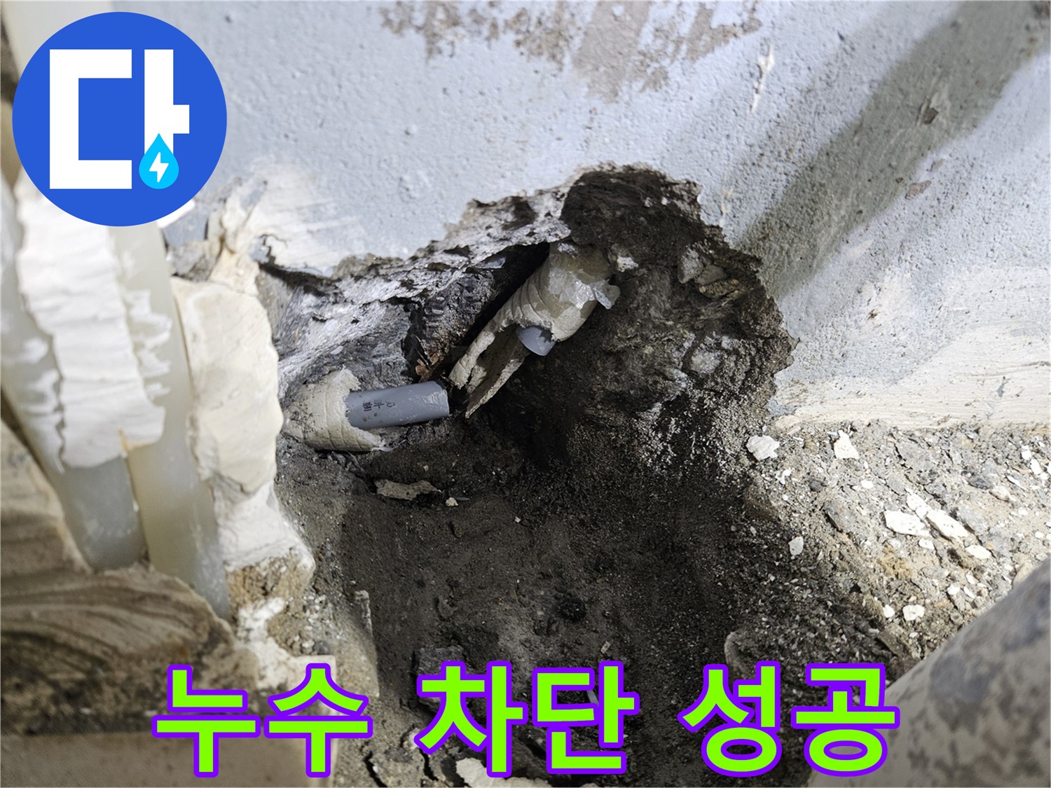 양평 용문면 어수리 - 완벽 누수 차단 성공!