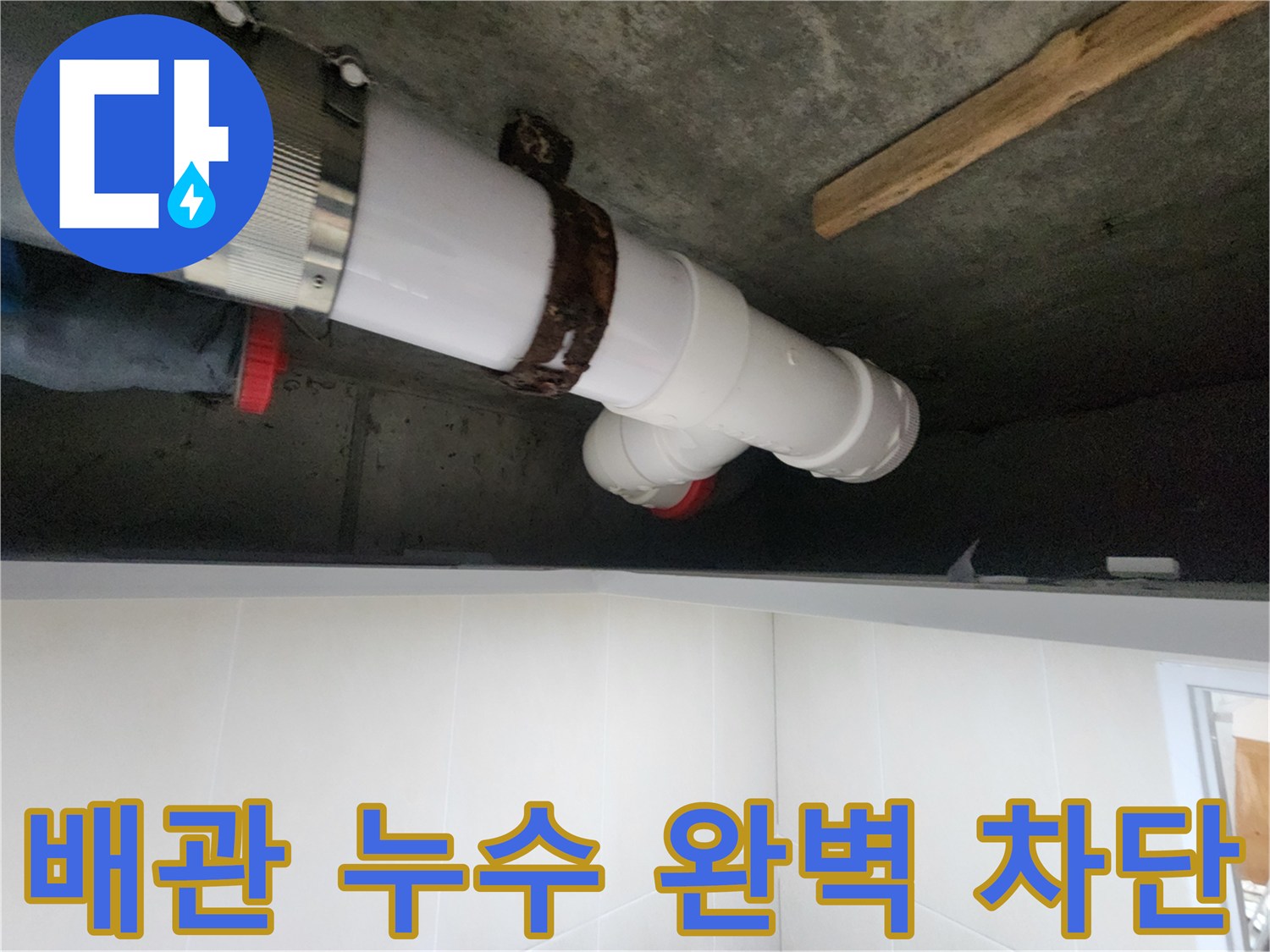 시흥 장곡동 아파트 배관 누수, 꼼꼼한 보수와 튼튼한 고정으로 해결