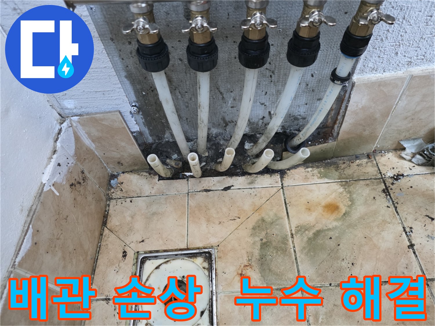 불광동 샤인쉐르빌 누수 - 배관 손상으로 인한 누수 해결