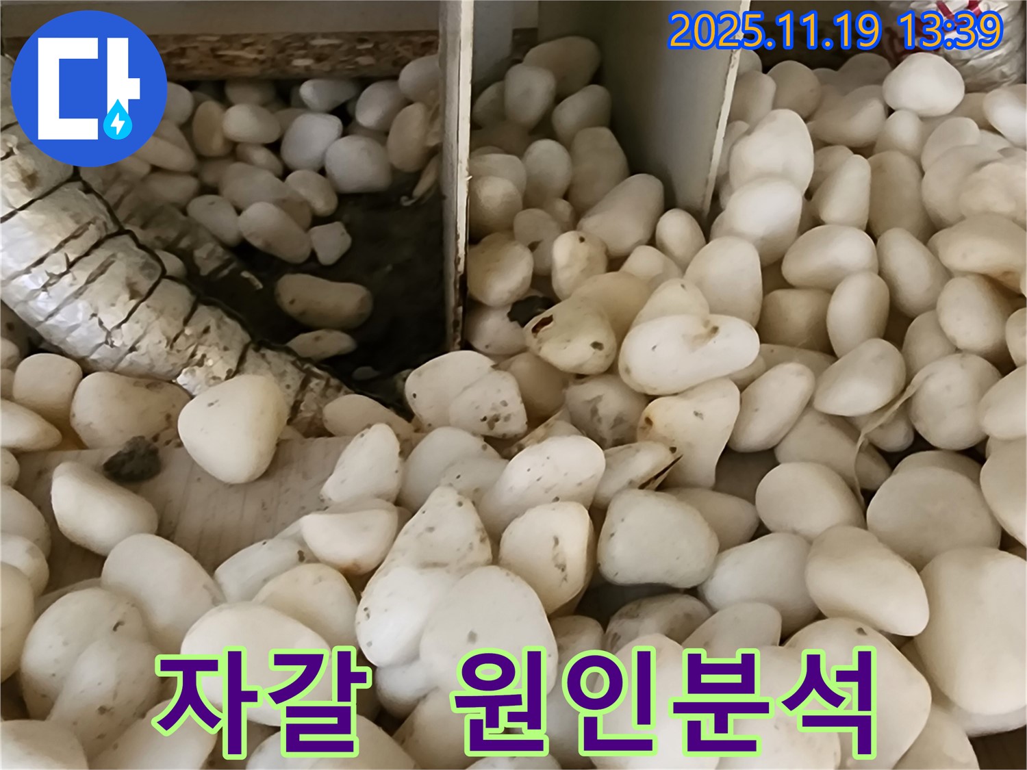 포천시 내촌면 음현리 누수 - 자갈 속에 숨은 누수, 원인 분석부터 완벽한 시공까지 책임집니다.