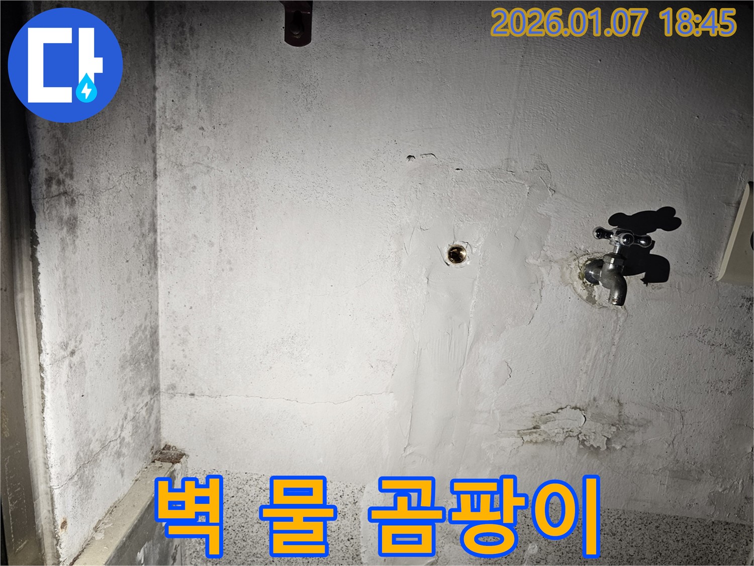 벽에 물이 맺히고 곰팡이가 핀다면 - 누수 긴급 점검과 곰팡이 제거가 필요합니다.