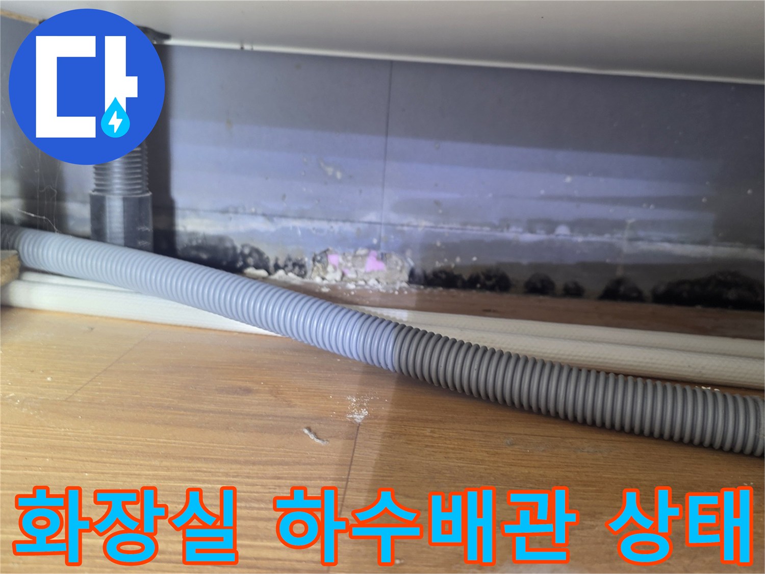 성동구-금호동-화장실-하수배관-이물질-및-연결부-상태-사진