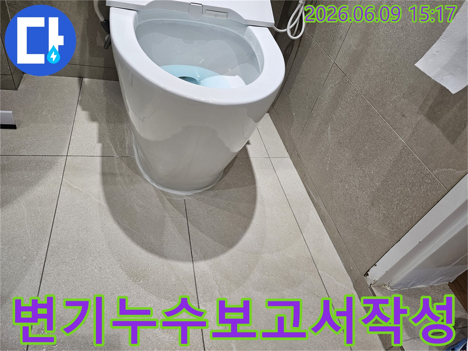 변기 누수 탐지 결과를 바탕으로-상세한 보고서를 작성하기 위한 현장 기록