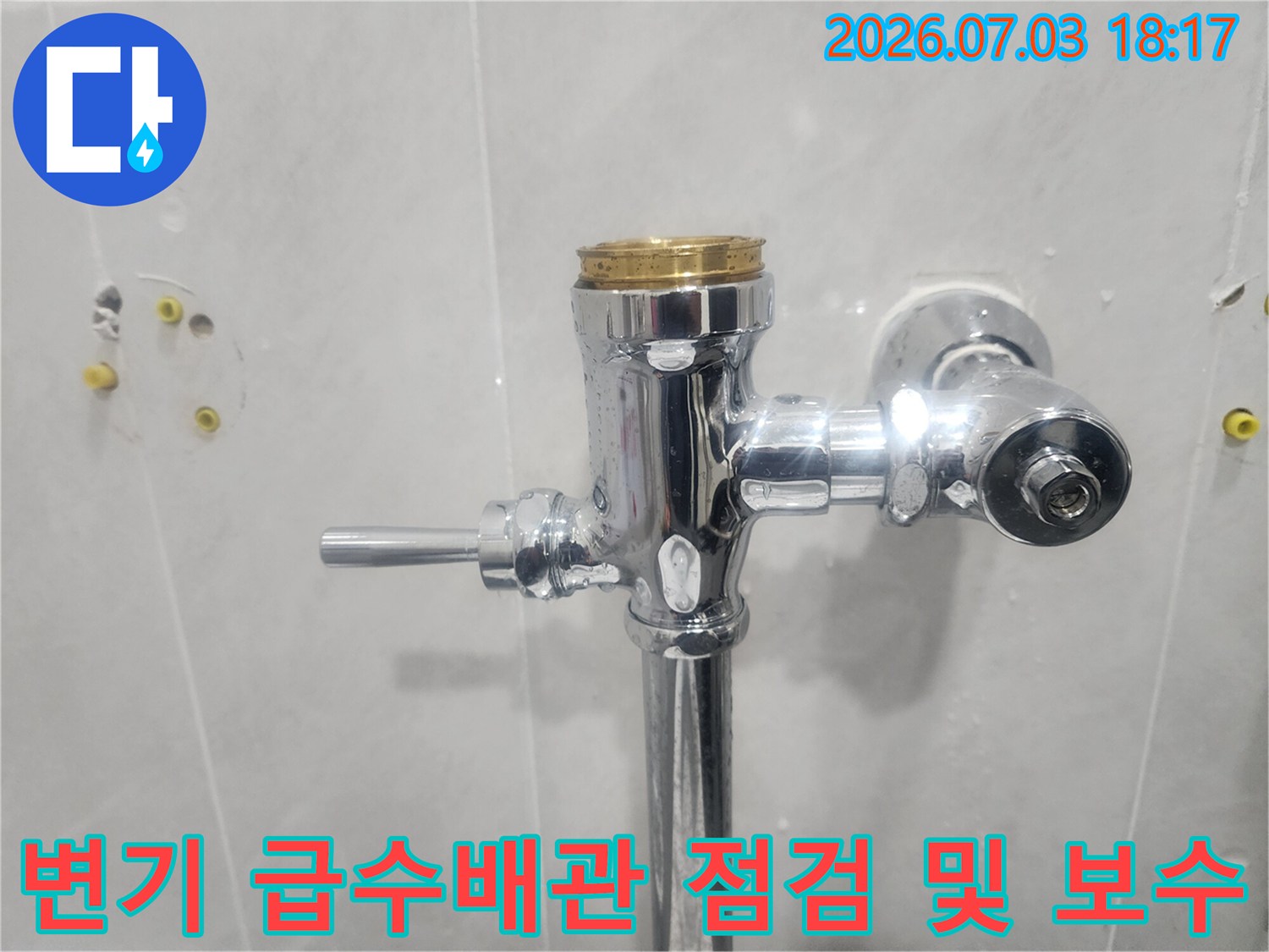 화장실_변기_용수배관_및_금속밸브_점검현장