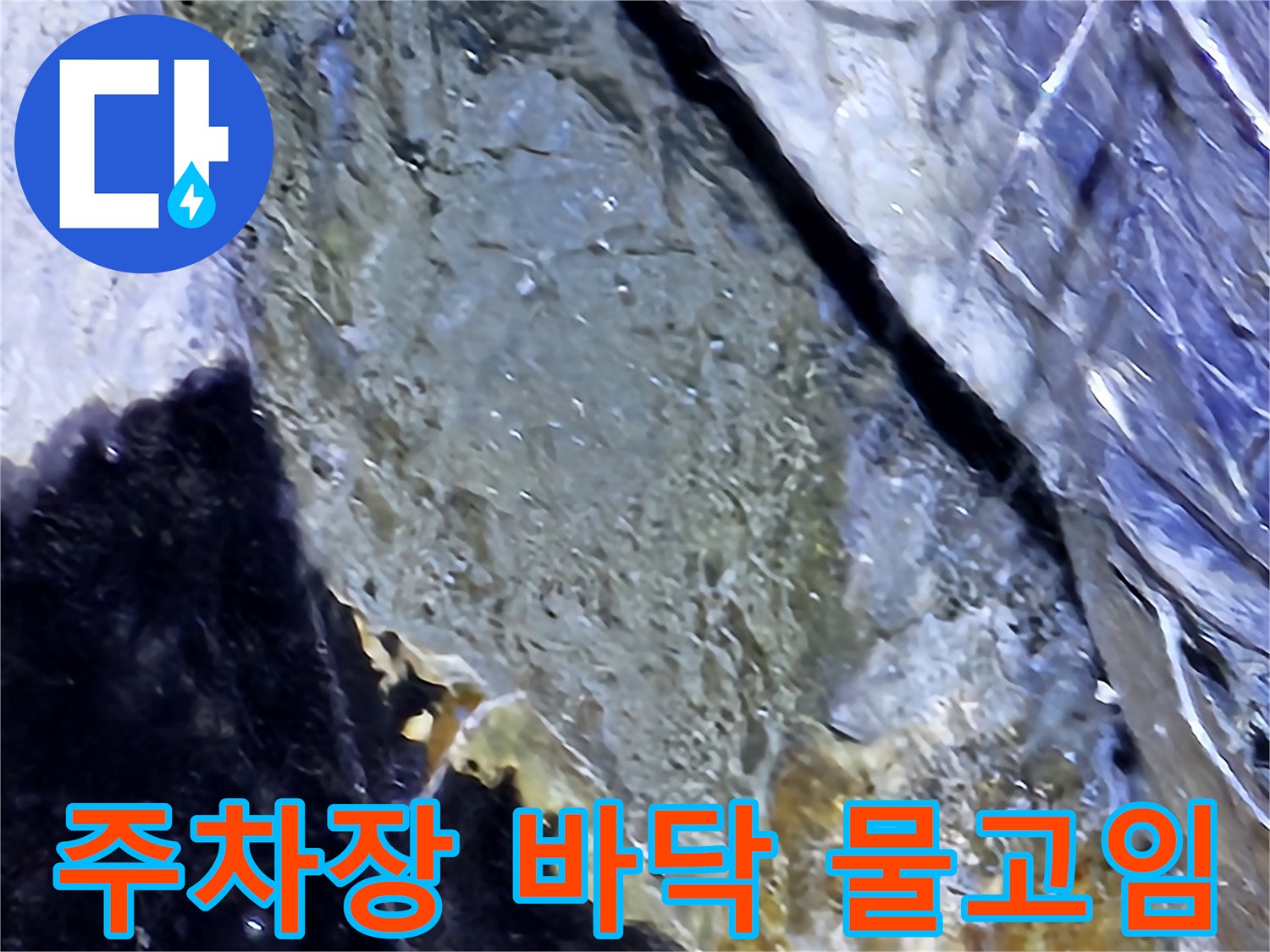 성남-분당-지하-주차장-바닥-물고임-현상
