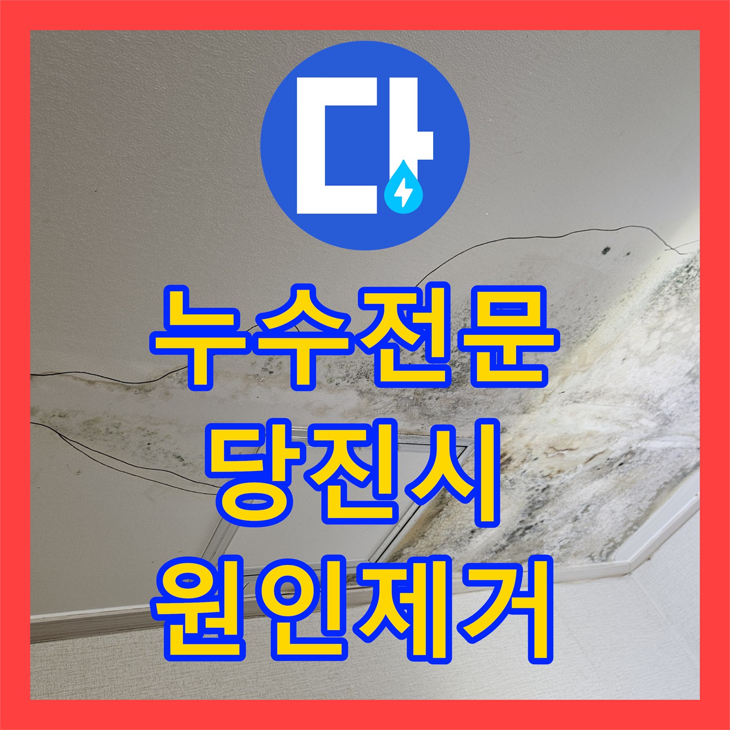 누수전문 주방 배수관 파손으로 인한 아래층 천장 누수를 정밀하게 해결한 당진시 읍내동 현장