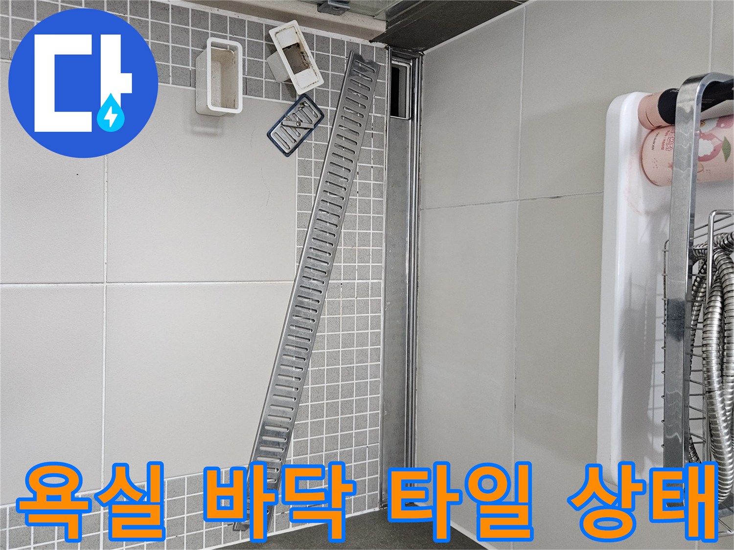 양주 옥정동 욕실-배수구 주변 타일 및 유가 점검